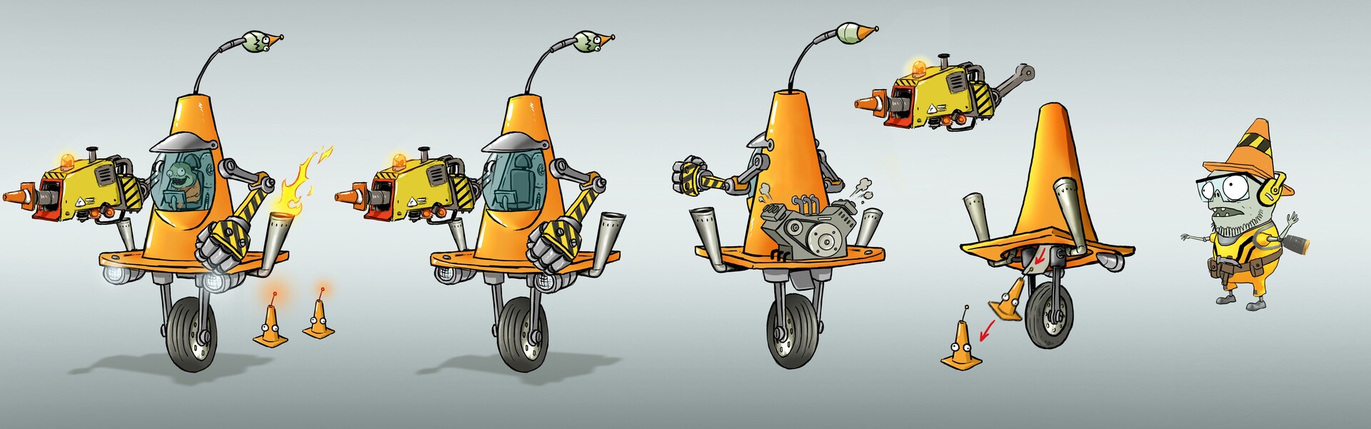 Artstation Plants Vs Zombies Garden Warfare 2 Pylon Mech