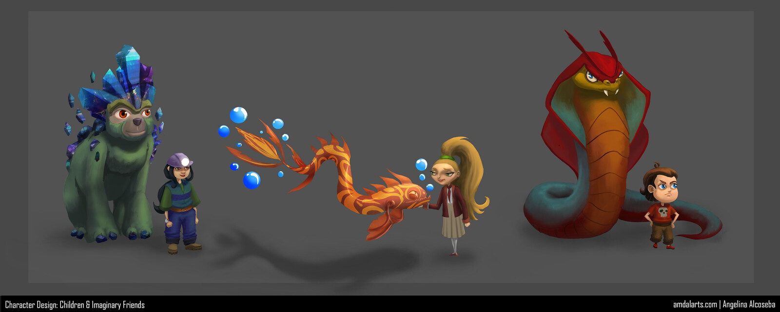 Imaginary Friends – Character Designs