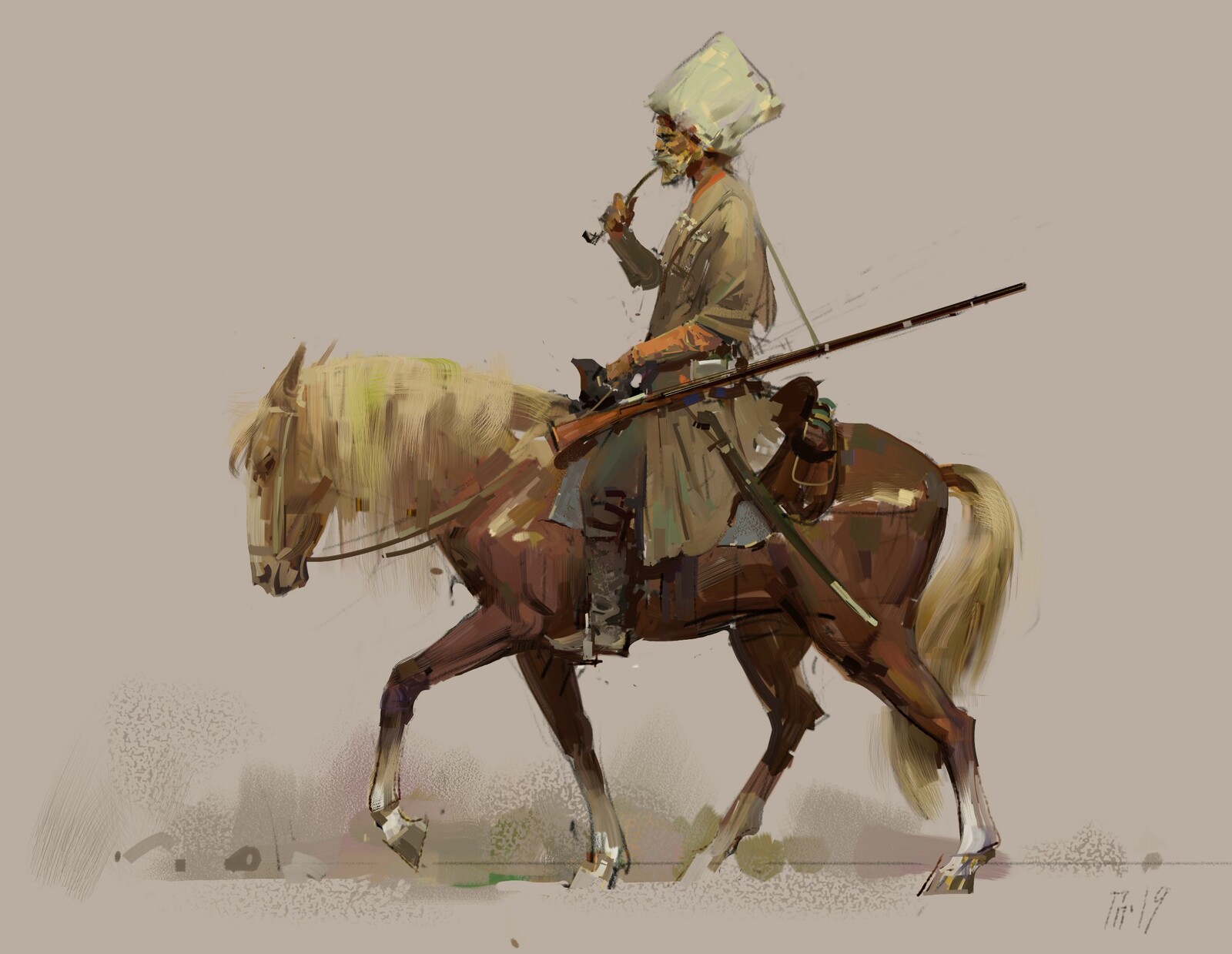 19th century horseman
