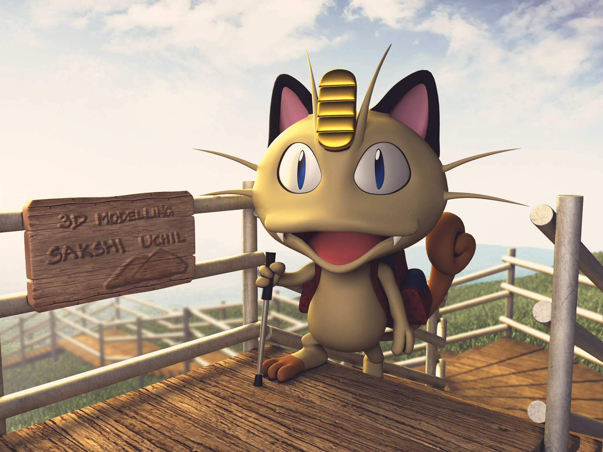 Sakshi Uchil - meowth pokemon