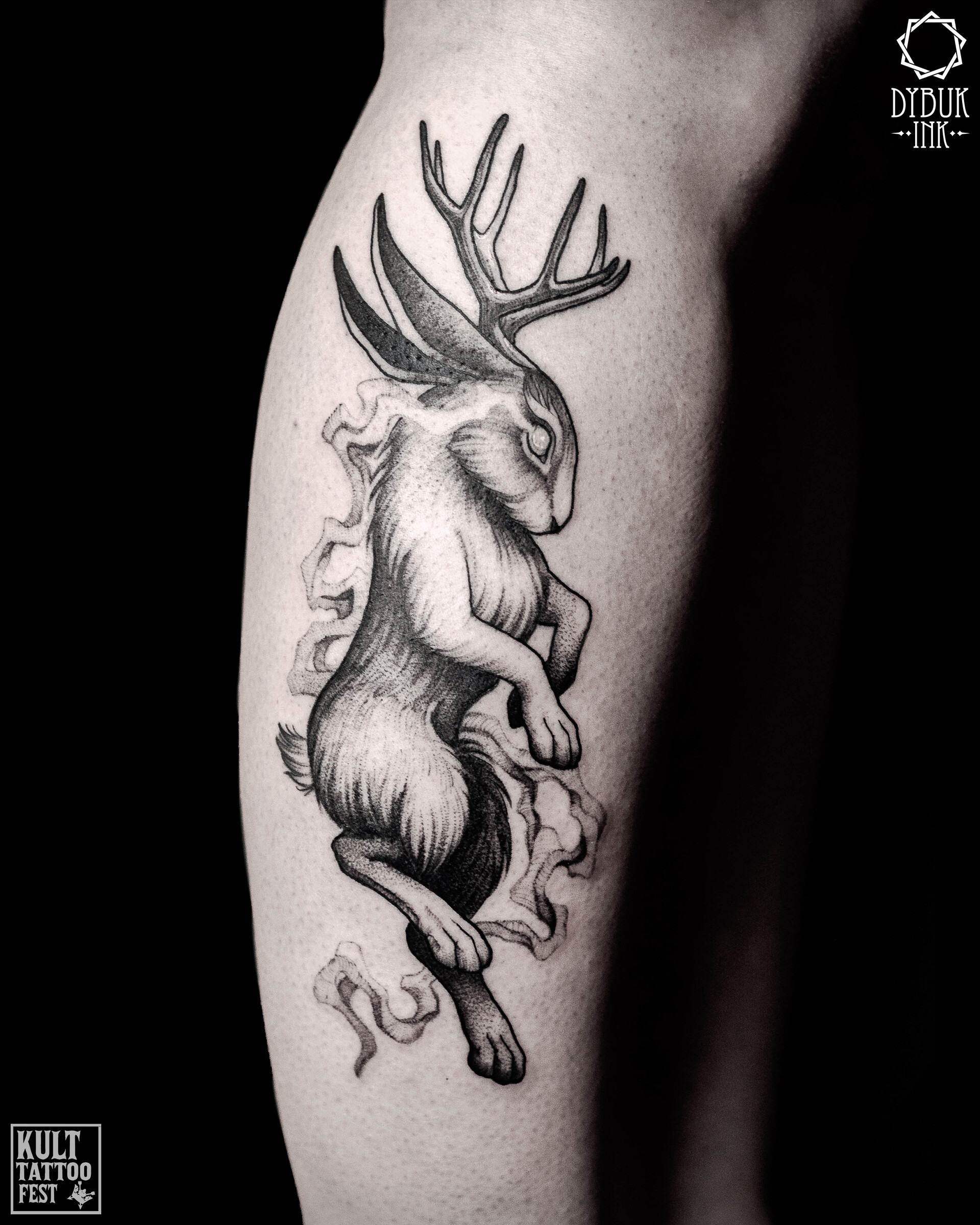 Jackalope tattoo by WillemXSM on DeviantArt