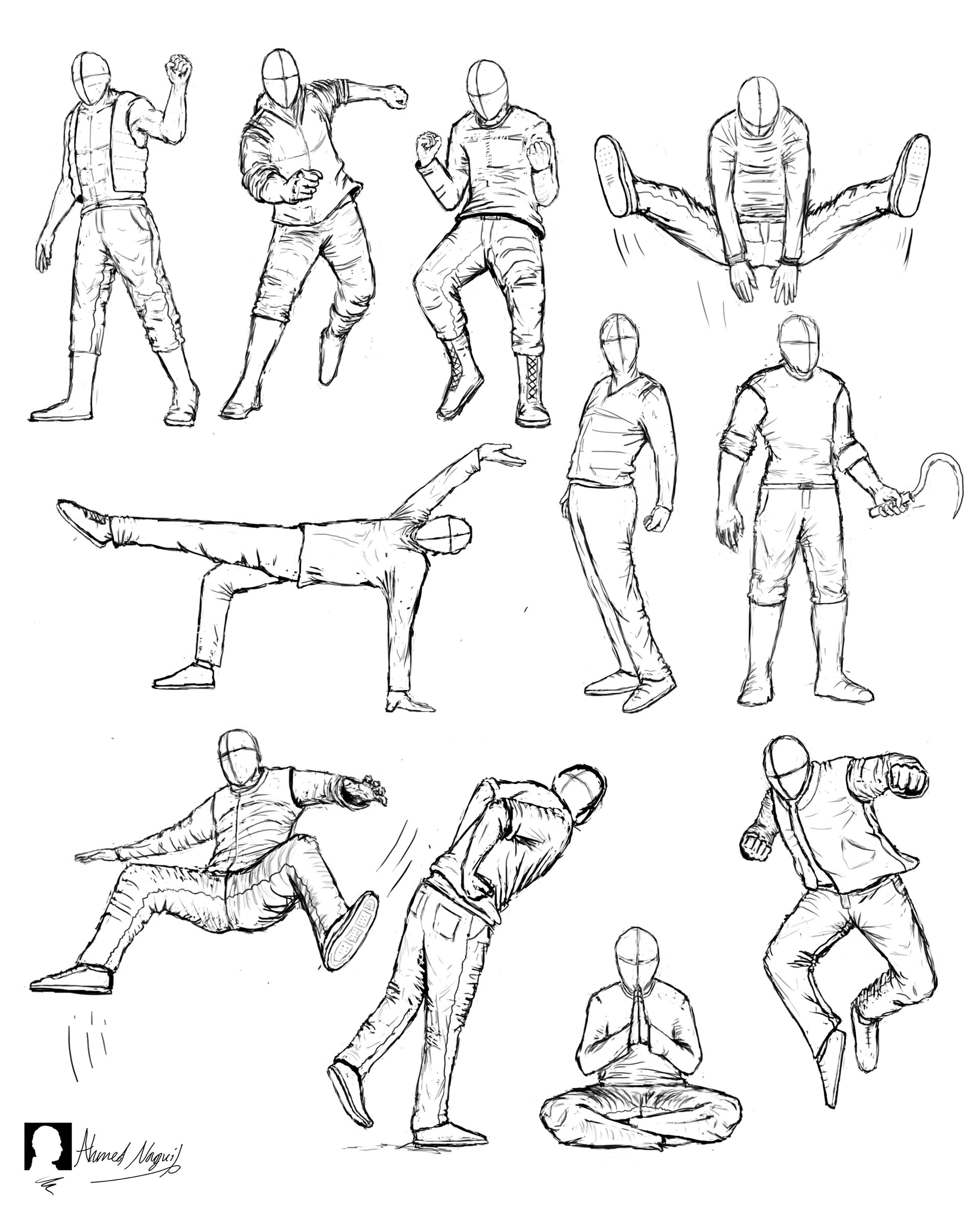 Cool Male Poses For Drawing Nemui Wallpaper