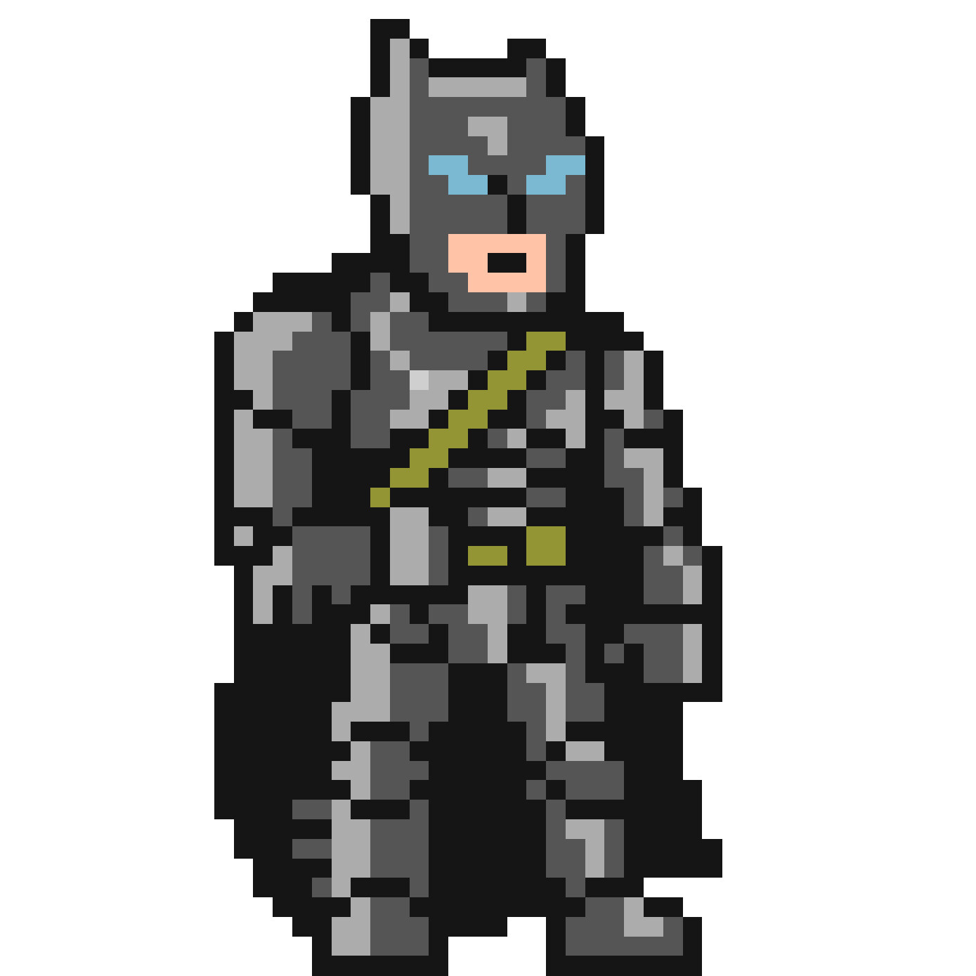 Magdy Mekawy - Batman Armored Suit Pixel Art