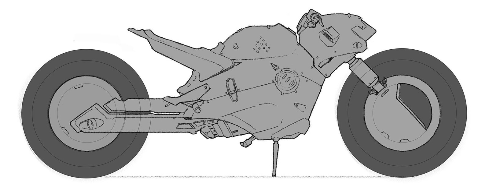 motorcycle design ~ i changes some parts in the final illustration