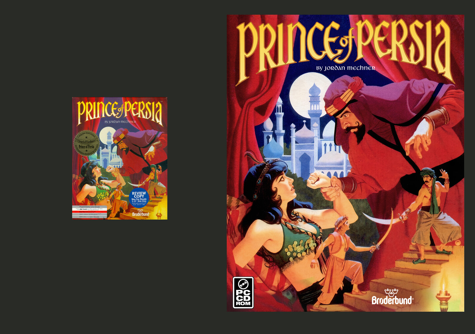Prince of Persia (1989) (Scan vs. Upscaled)