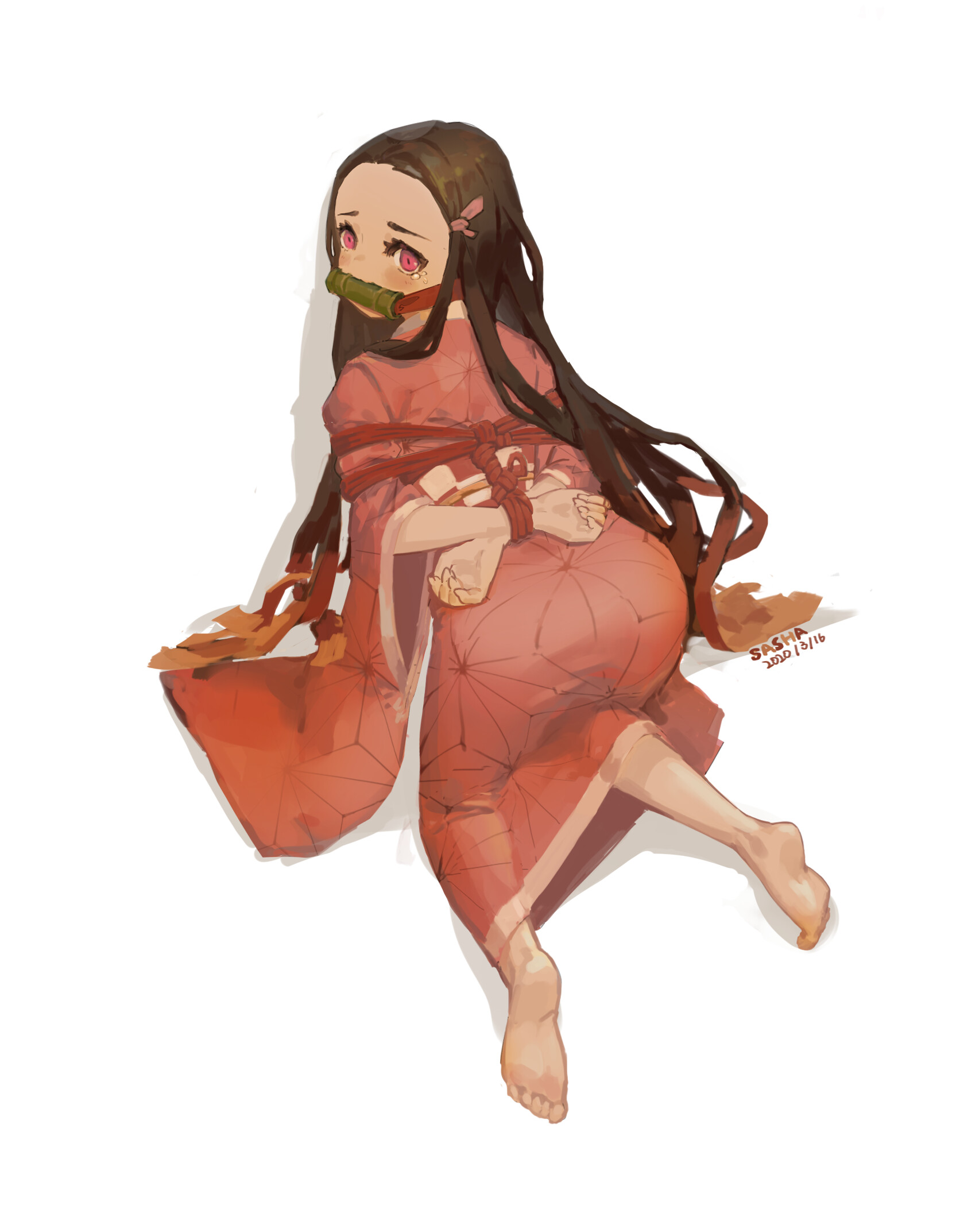Artstation 灶门祢豆子 かまど ねずこ Z Sasha Artstation 灶门祢豆子 かまど ねずこ Z Sasha