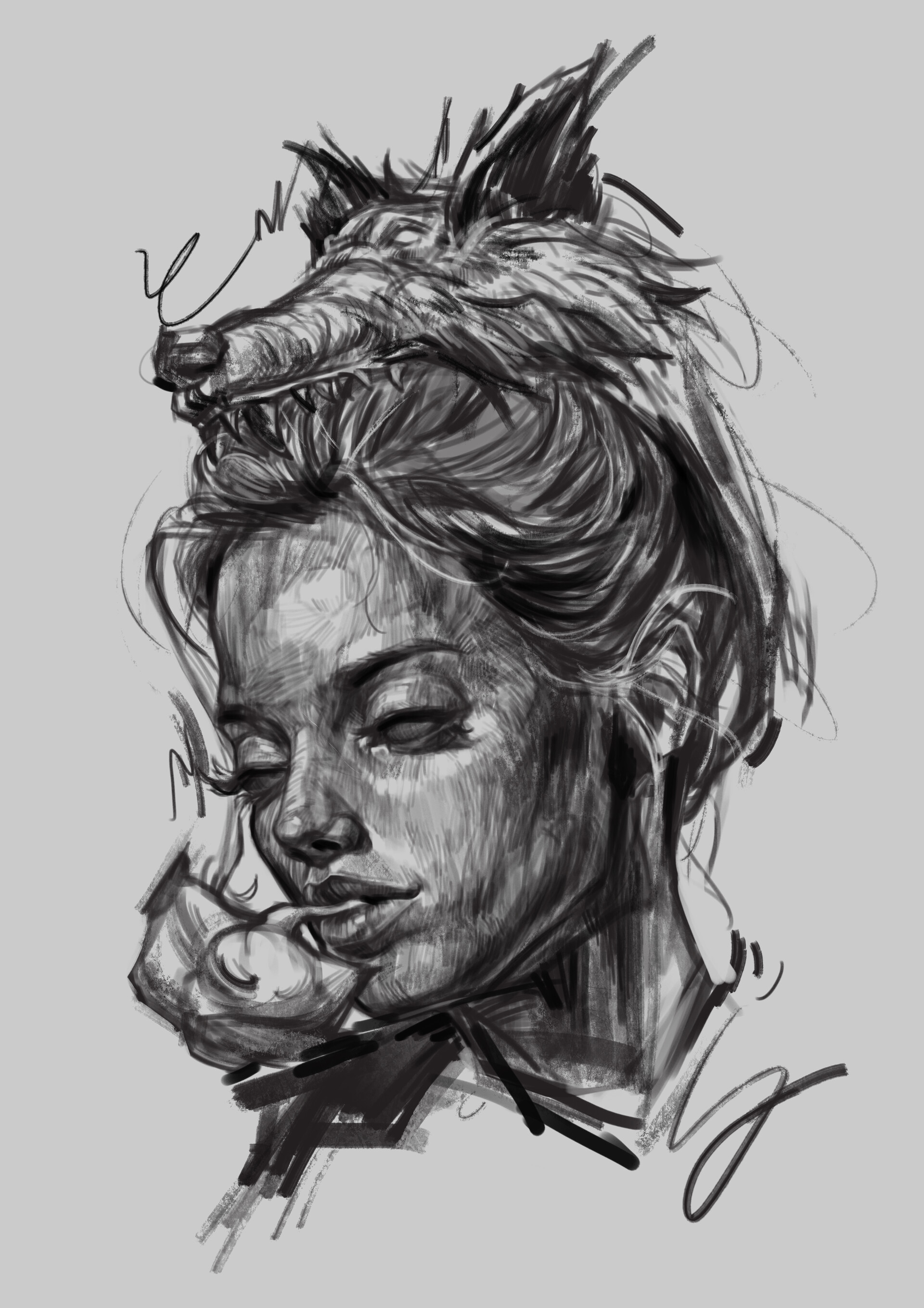Цифровые скетчи. Наброски диджитал. Скетч диджитал. Digital Sketch.