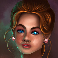 Artstation African Woman Digital Painting Chandrani Das