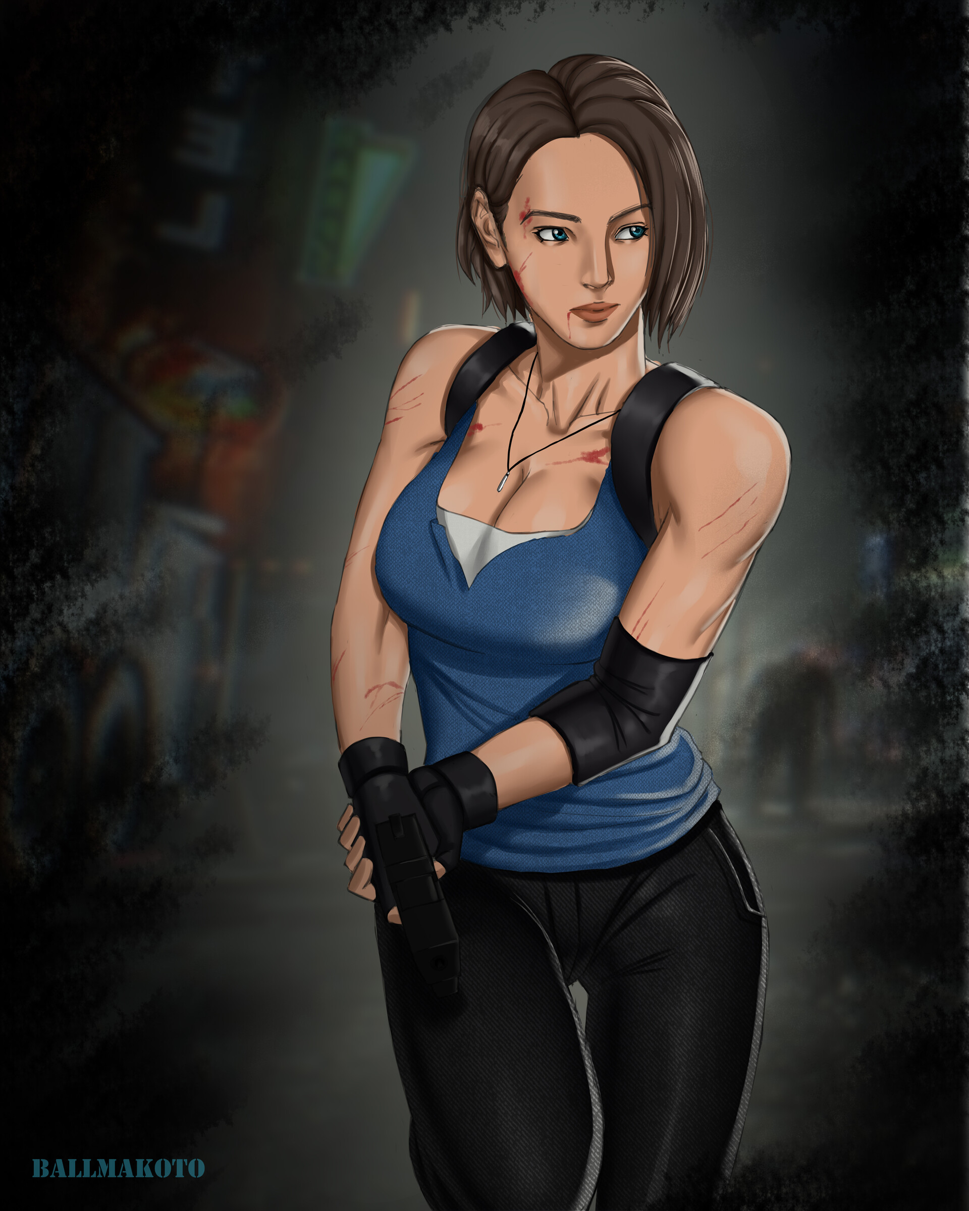 ArtStation - Jill Valentine - Resident Evil 3 Fanart