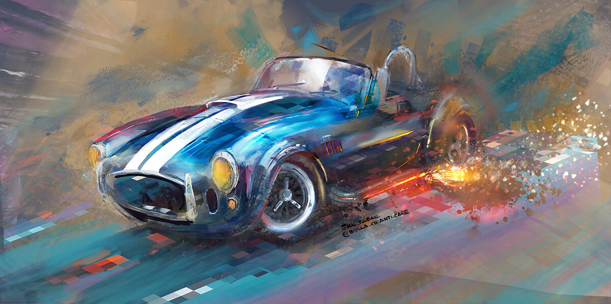 Artstation Ac Cobra 427ci Sketch Iterations Eric Toubal