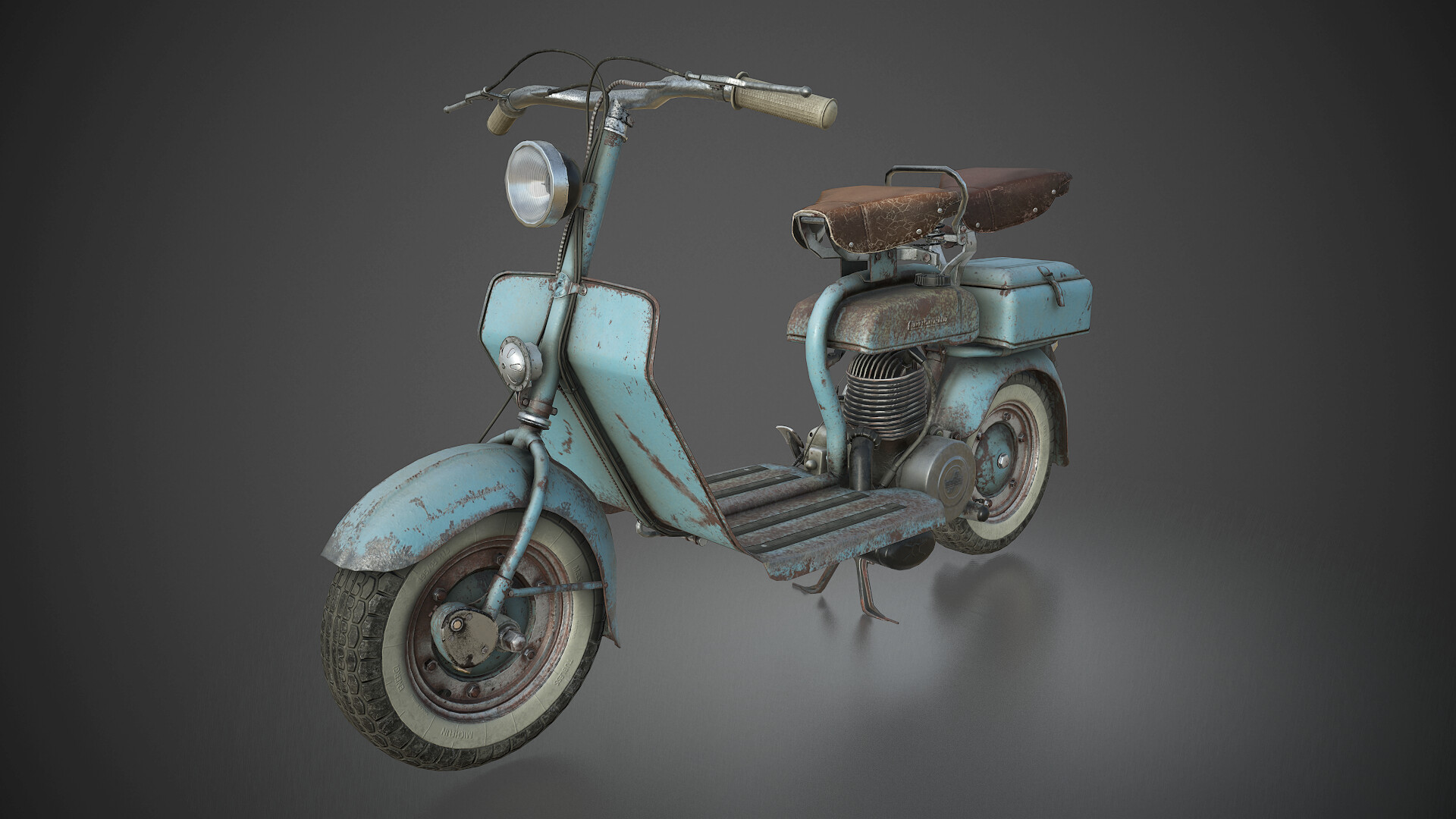 Artstation Moped Lambretta 125b Ivanna Semenenko