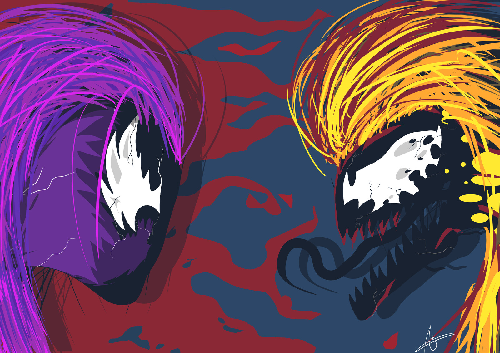 Artstation Scream And Agony Wallpaper Agustin Canepa Scream' #1 as the symbiote event takes over the marvel universe! scream and agony wallpaper agustin canepa
