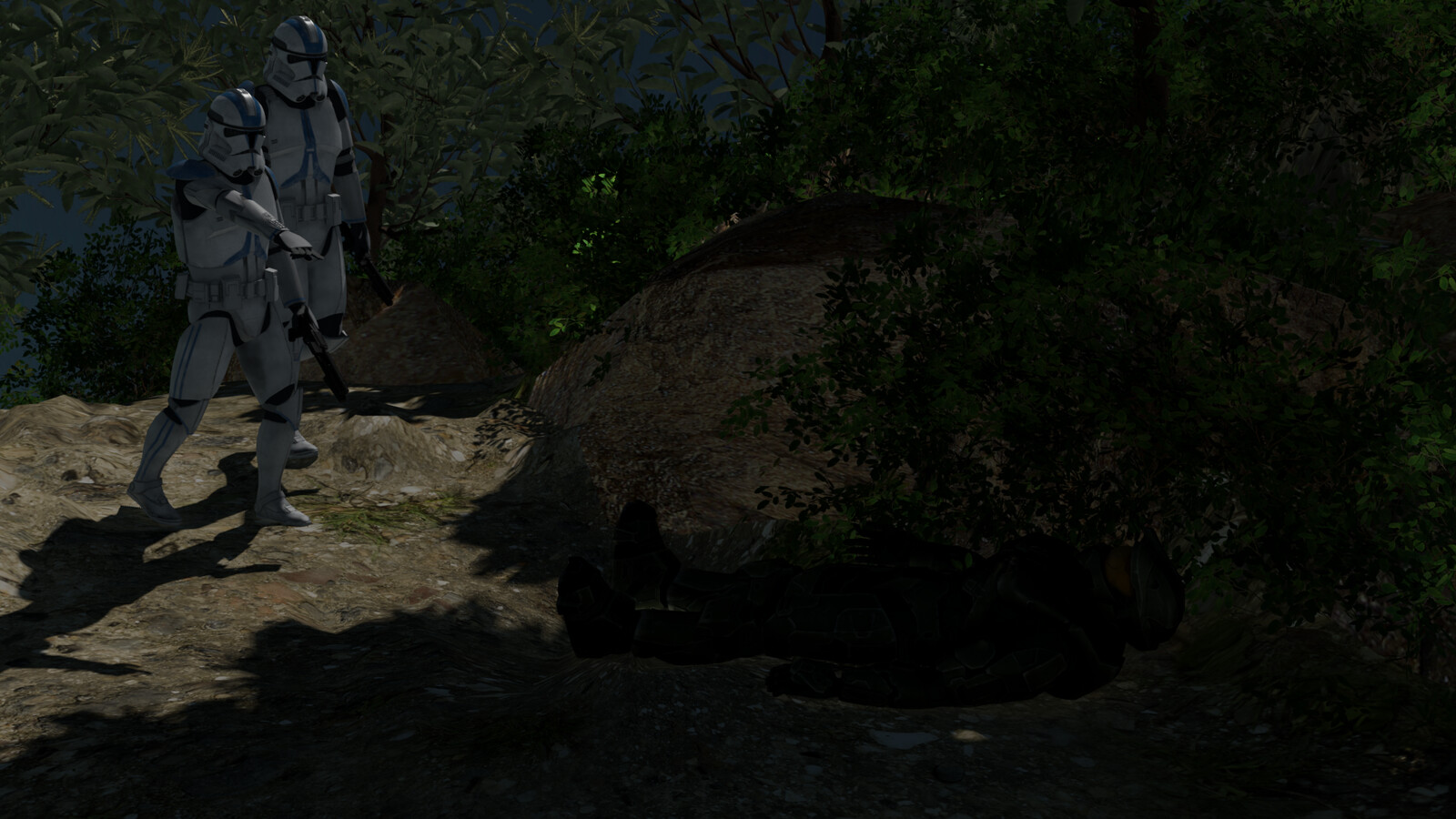 Re-Rendered in Eevee and the last Variation, a lot darker with lighting and does not do the image justice.
