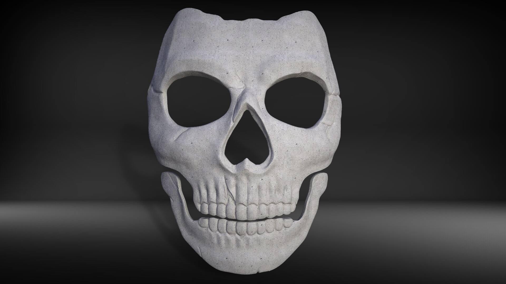 STL file Ghost mw2 mask for cosplay・Design to download and 3D