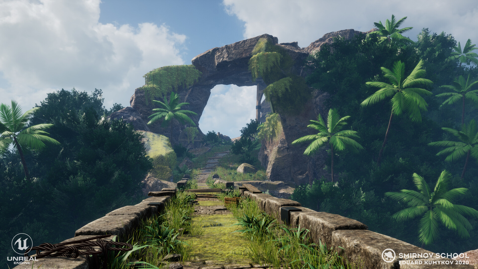 Artstation Ue4 Tropical Island Level Art Eduard Kumykov