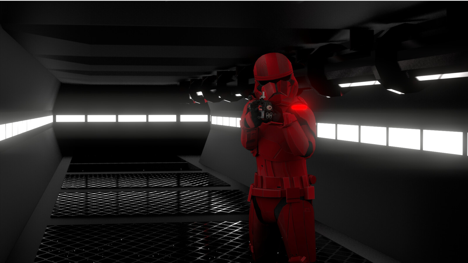 Improved Lighting and Normals for a better looking image but the bloom needs some work.