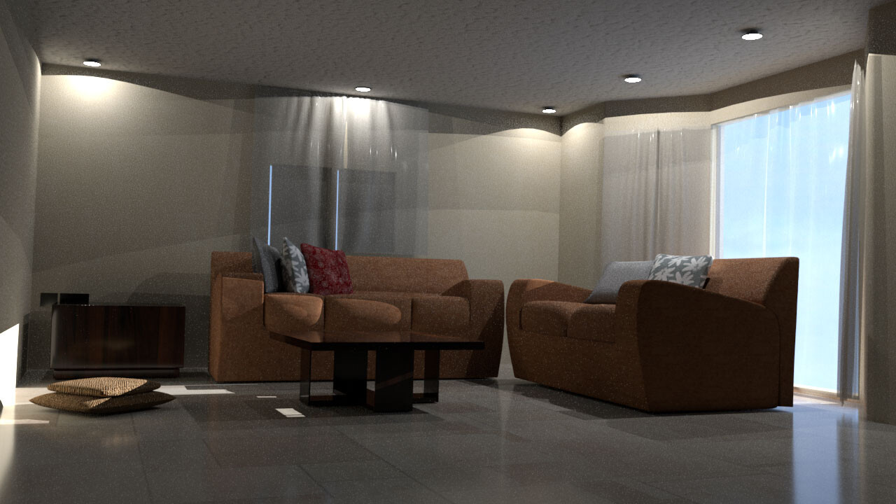 Artstation Bare Livingroom Luis Diaz