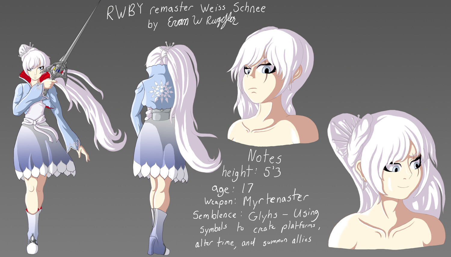 Artstation Rwby Remaster Weiss Schnee Old Evan Ruggles Artstation Rwby Remaster Weiss Schnee Old Evan Ruggles