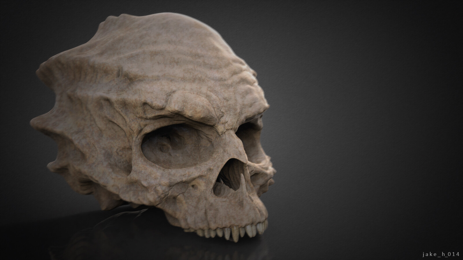 Demon skull - sculpt.