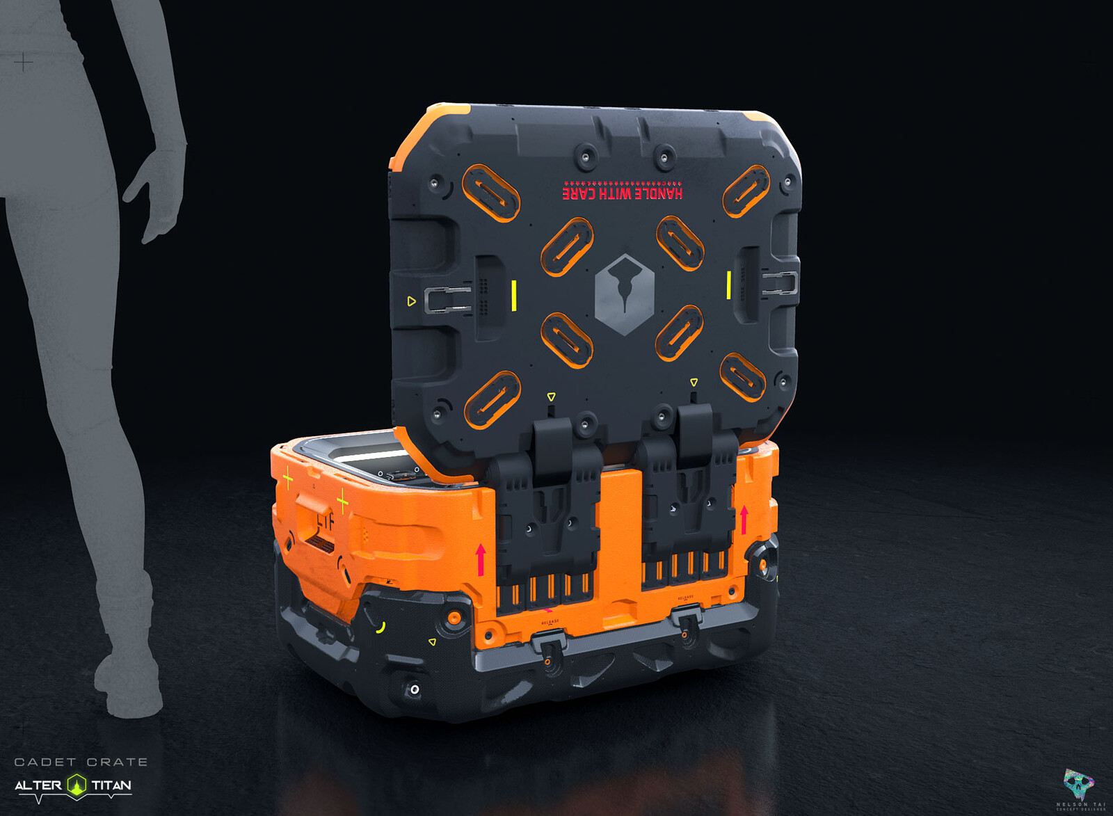 Designing the crate's top was a lot of fun!
