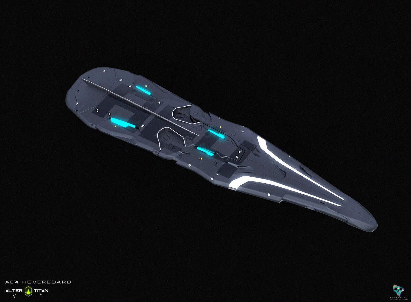 Backside of the Hoverboard