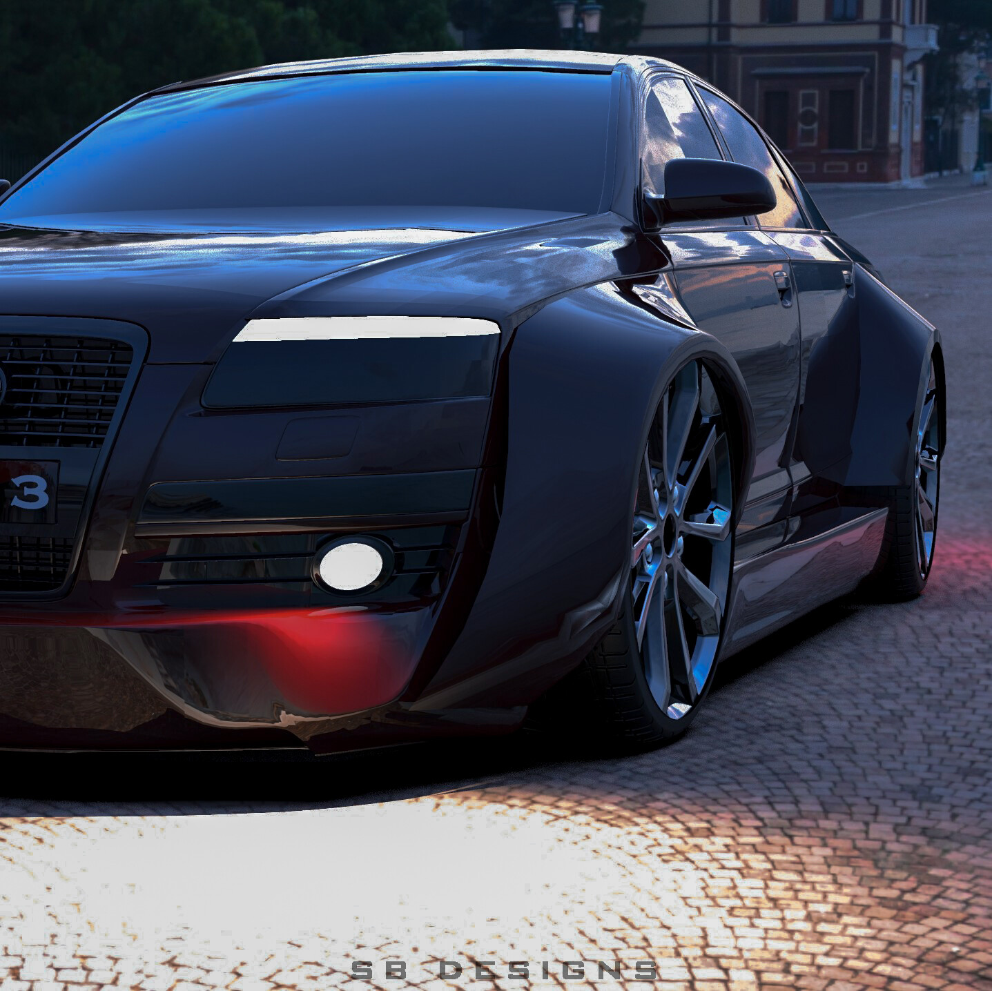 Audi a6 c6 online wide body kit