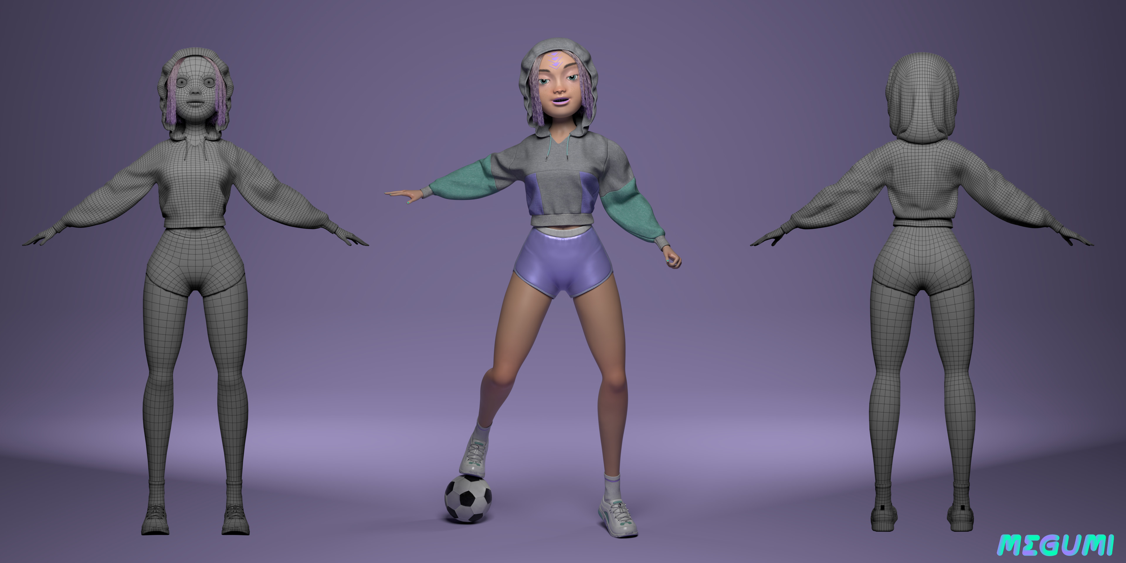 Street Soccer Player