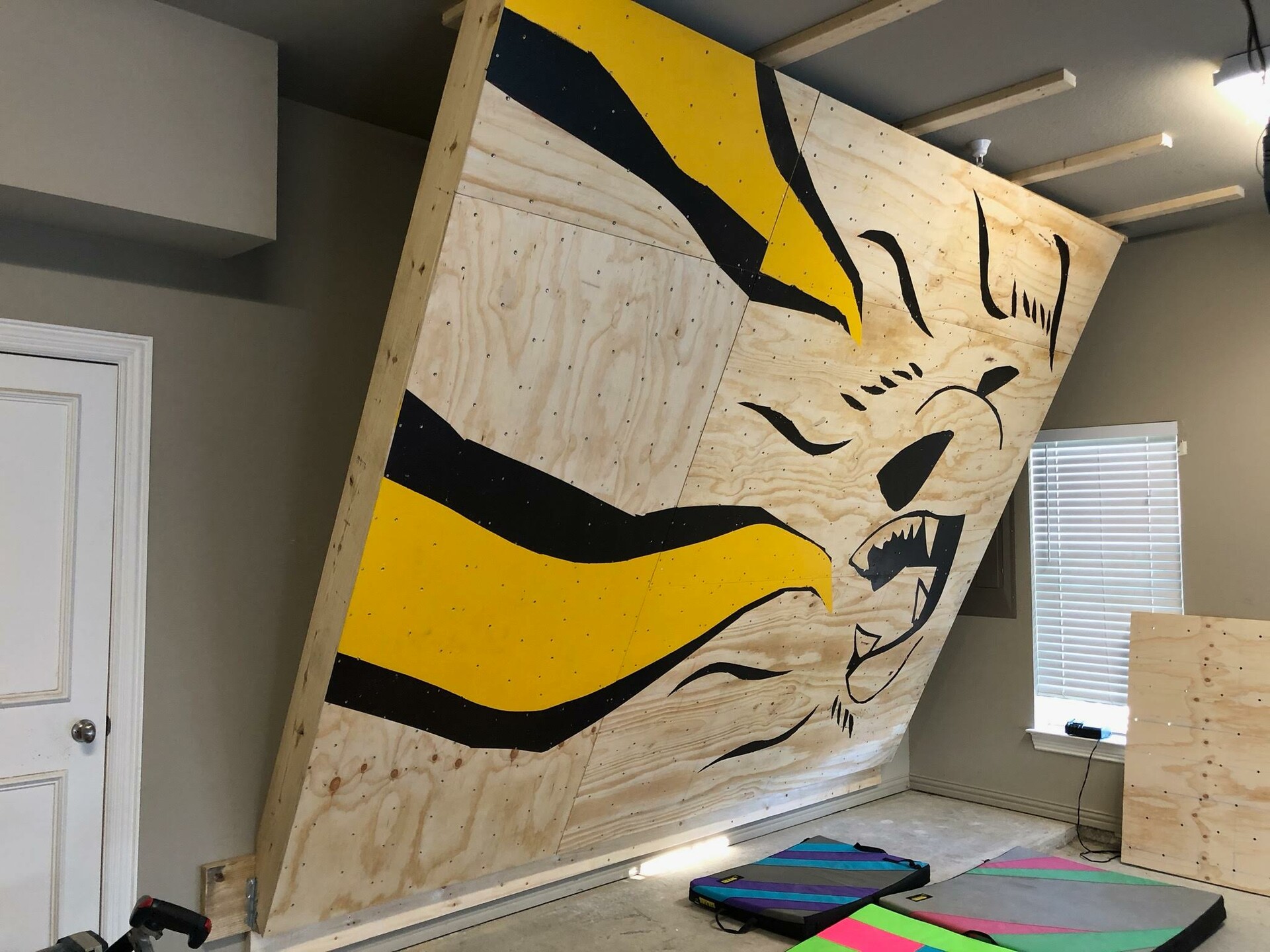 ArtStation Climbing Wall Mural