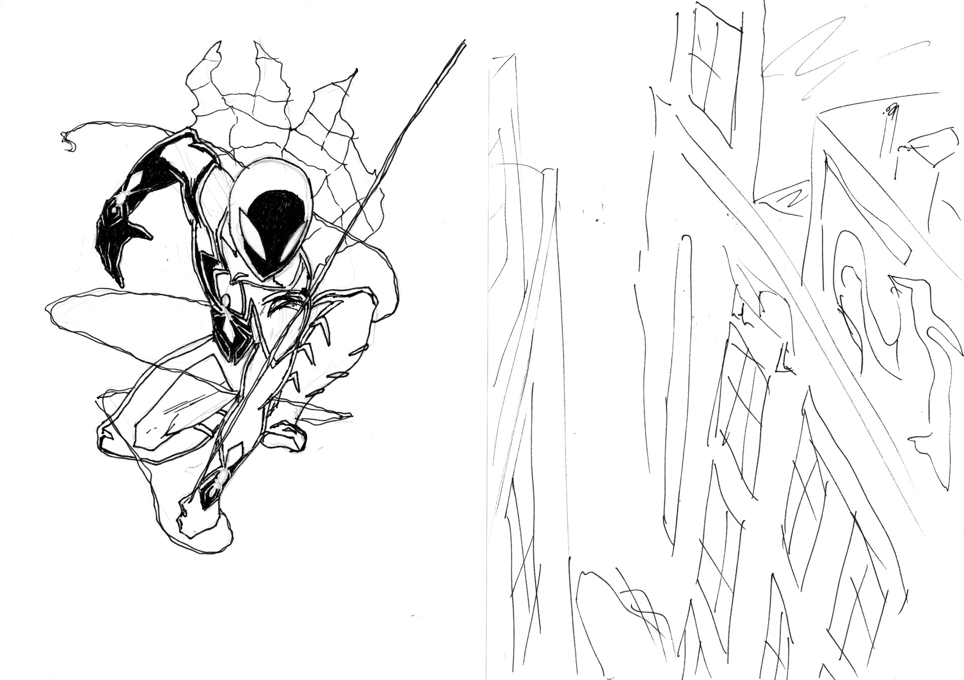 Artstation - Spider-Man Unlimited Sketch