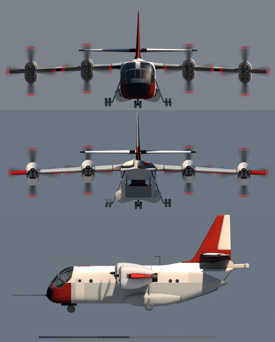 LTV XC-142 model