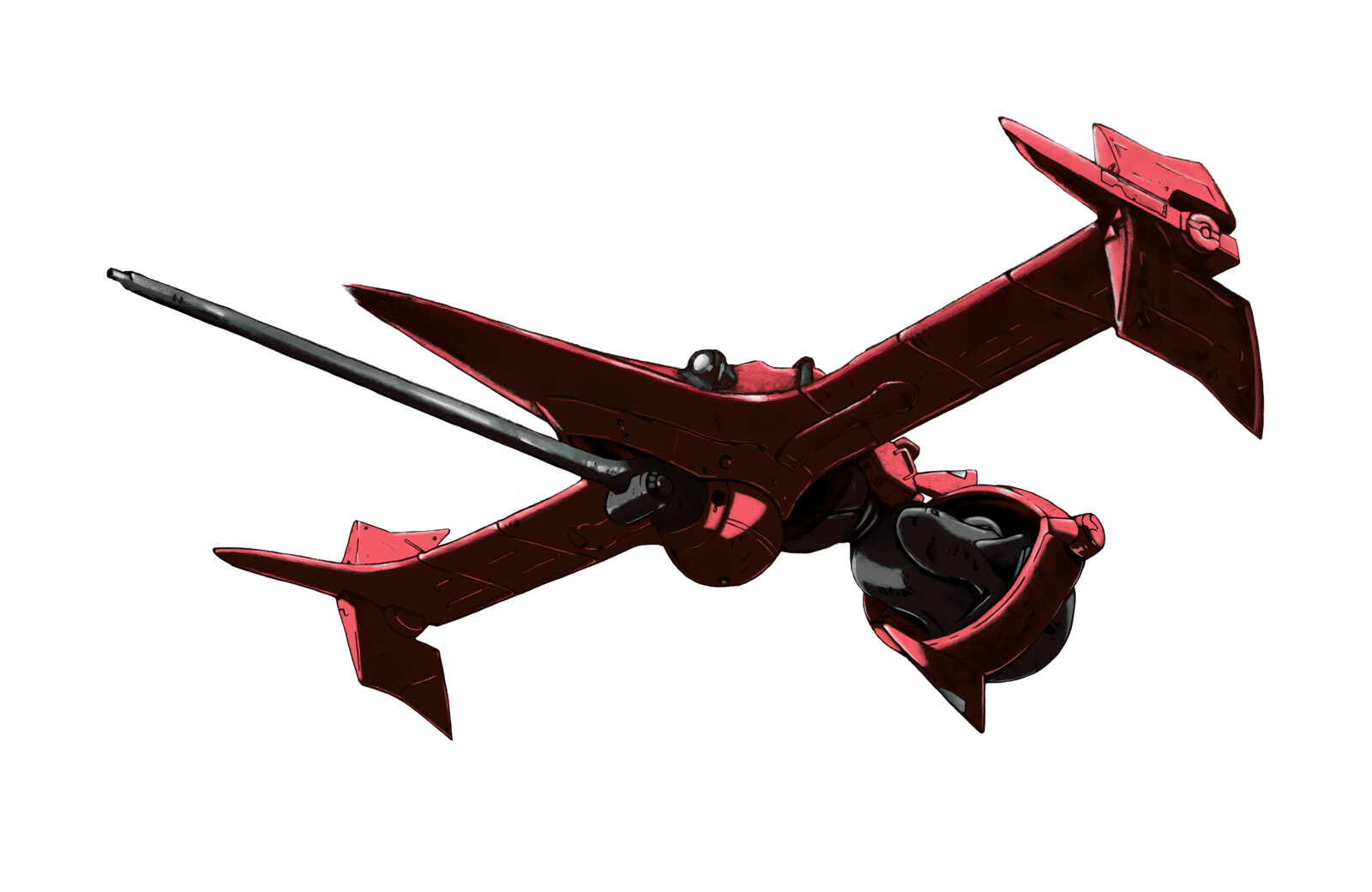 Artstation Cowboy Bebop Swordfish Ii Spaceship Bodi Tibosch