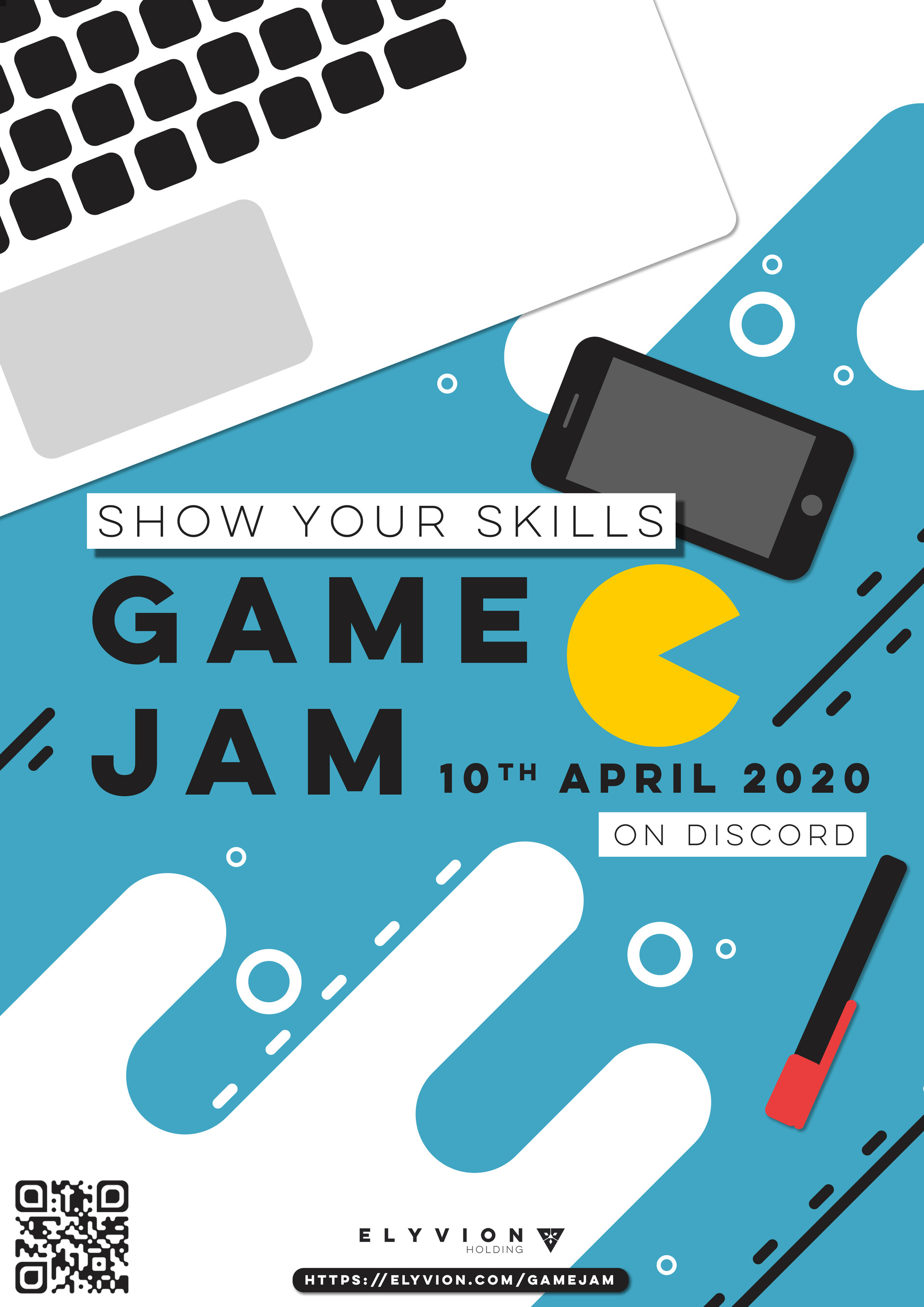 ArtStation [Poster Design] Game Jam Poster