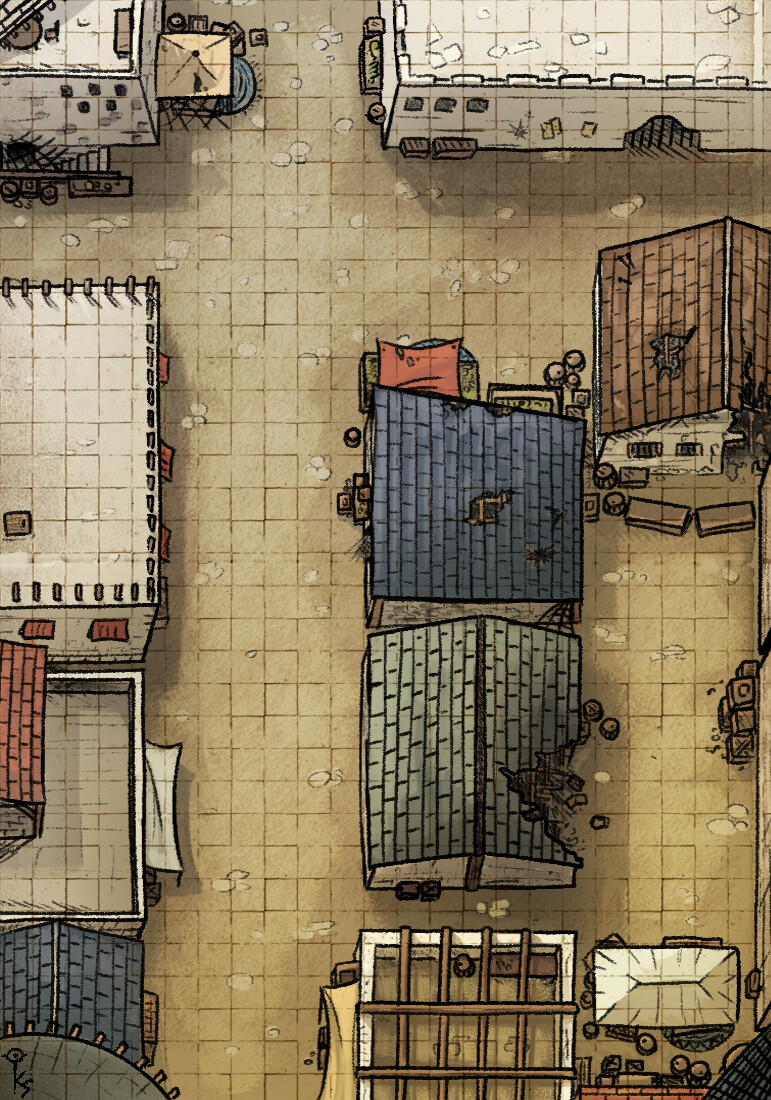 D&D City Street Map