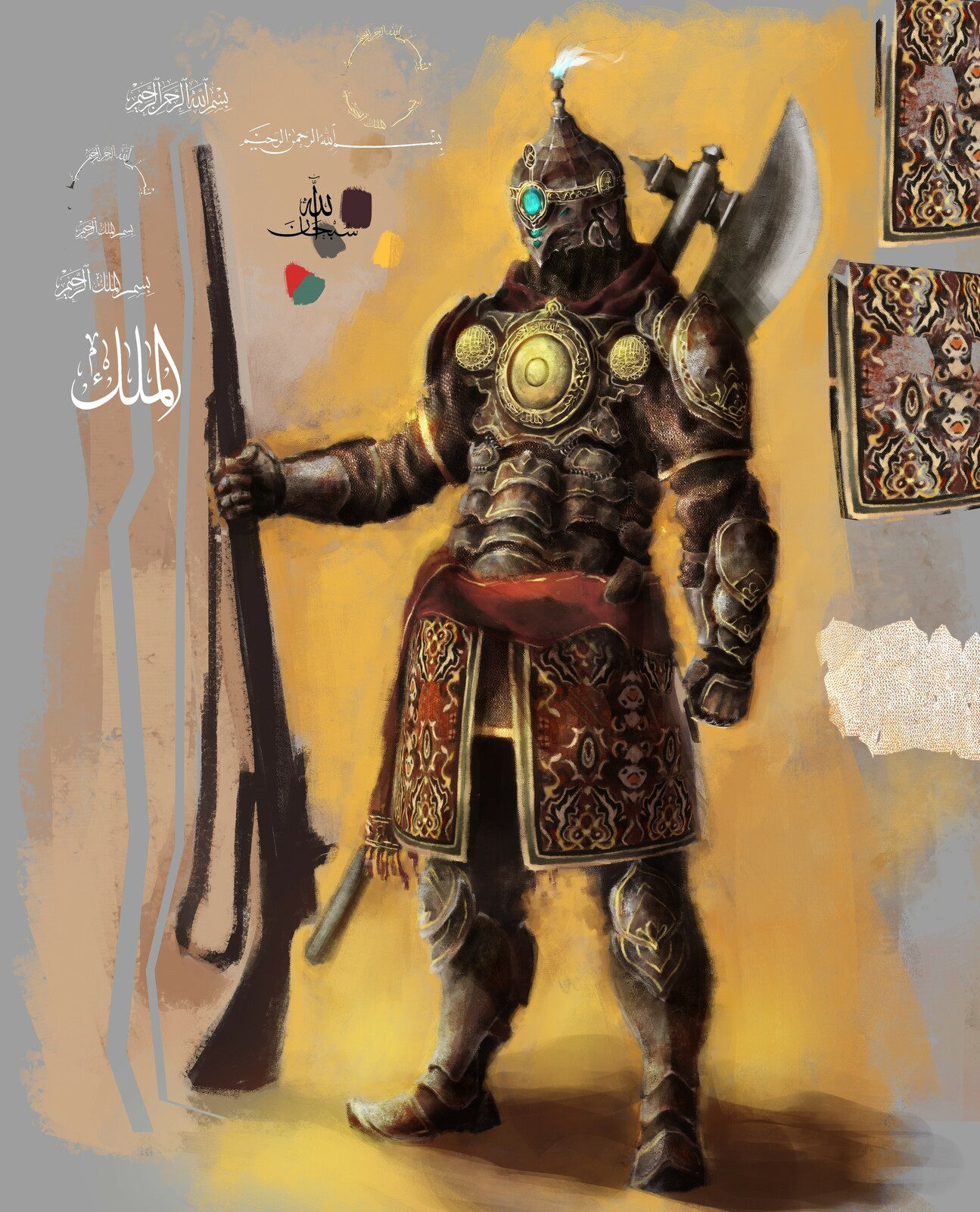 Artstation Futuristic Medieval Turkish Armor Nader Ali See more ideas about knight armor, armor, knight. futuristic medieval turkish armor