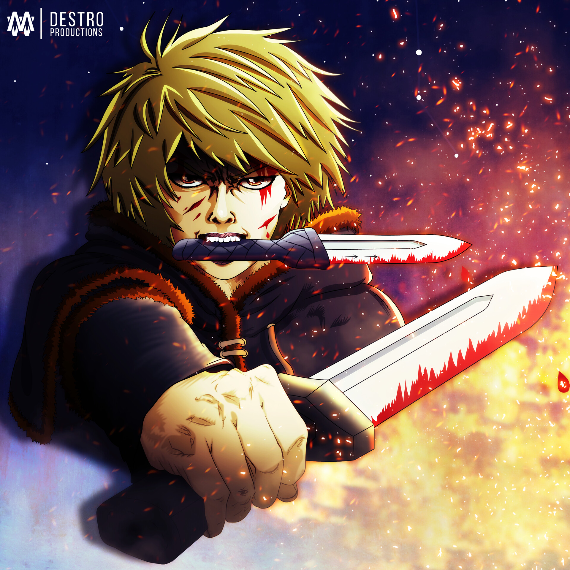 Artstation Thorfinn Karlsefni From Vinland Saga Fan Art Mohamed