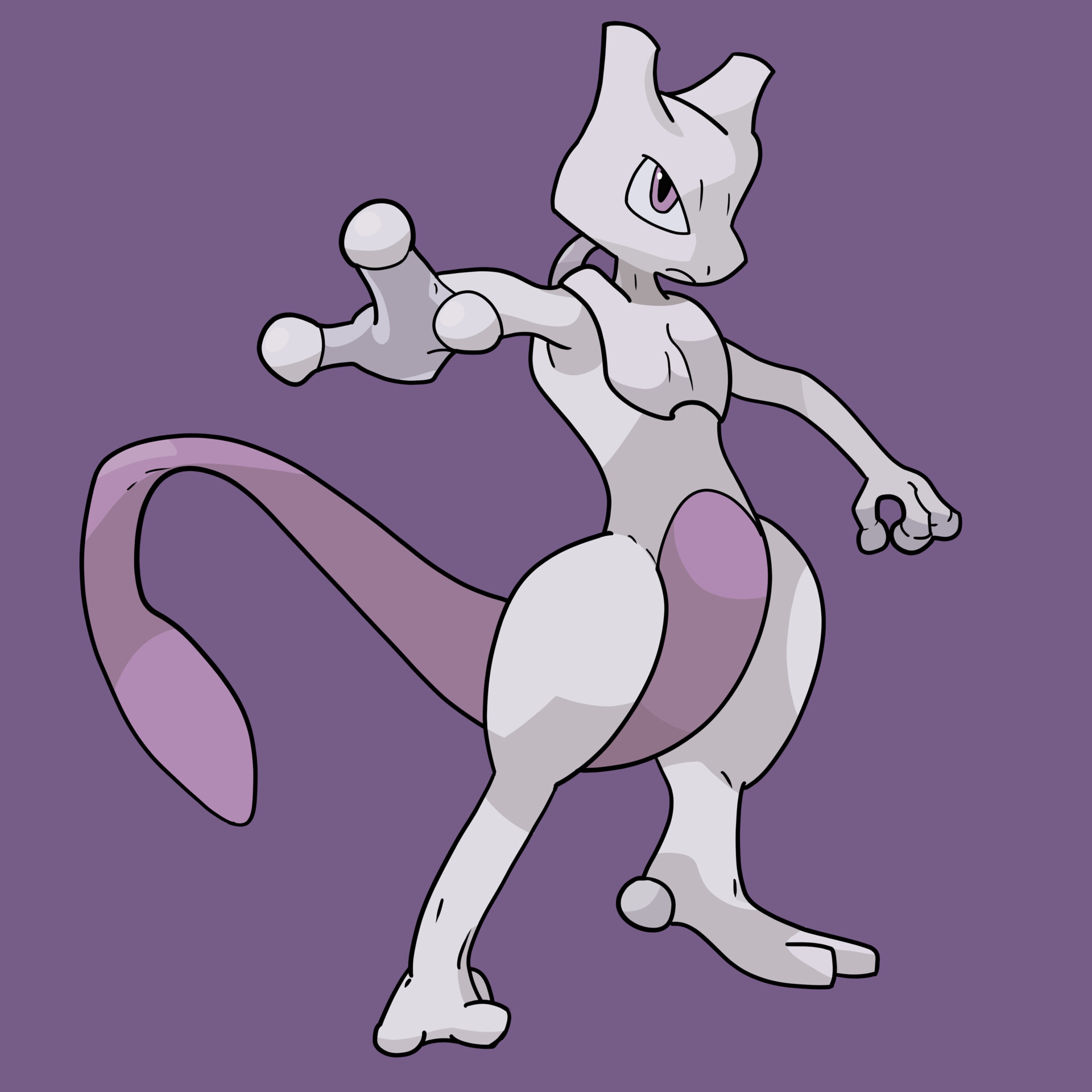 ArtStation - LEGENDARY POKÉMON: MEWTWO