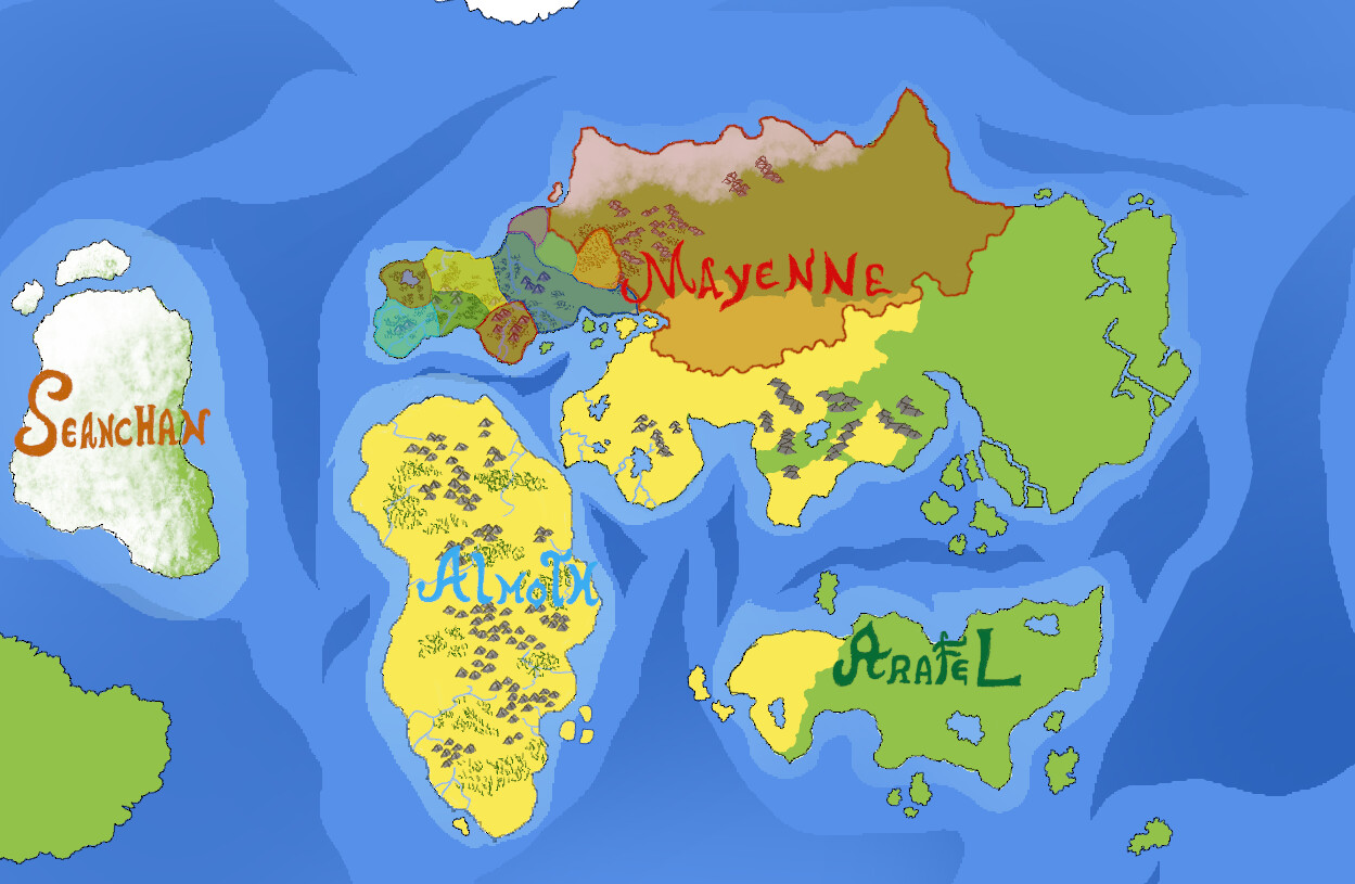 ArtStation - Map of Caemlyn