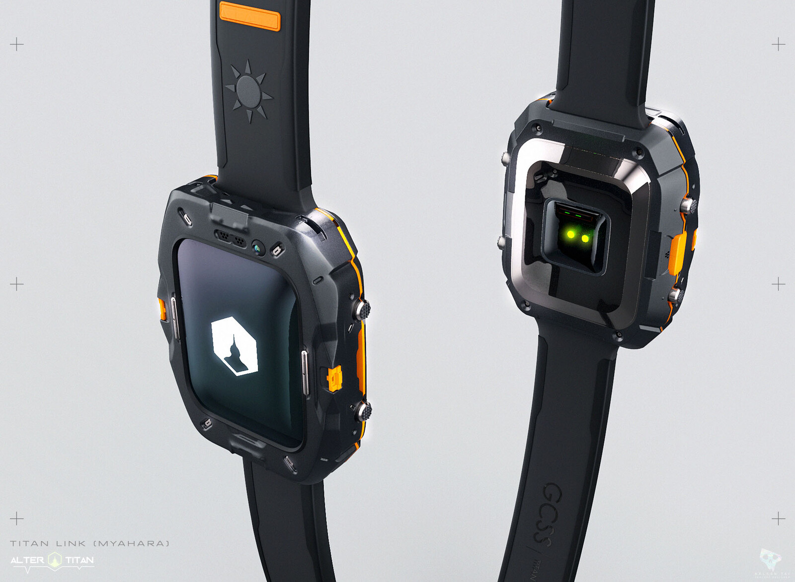 Titan Link - smart watch device.
