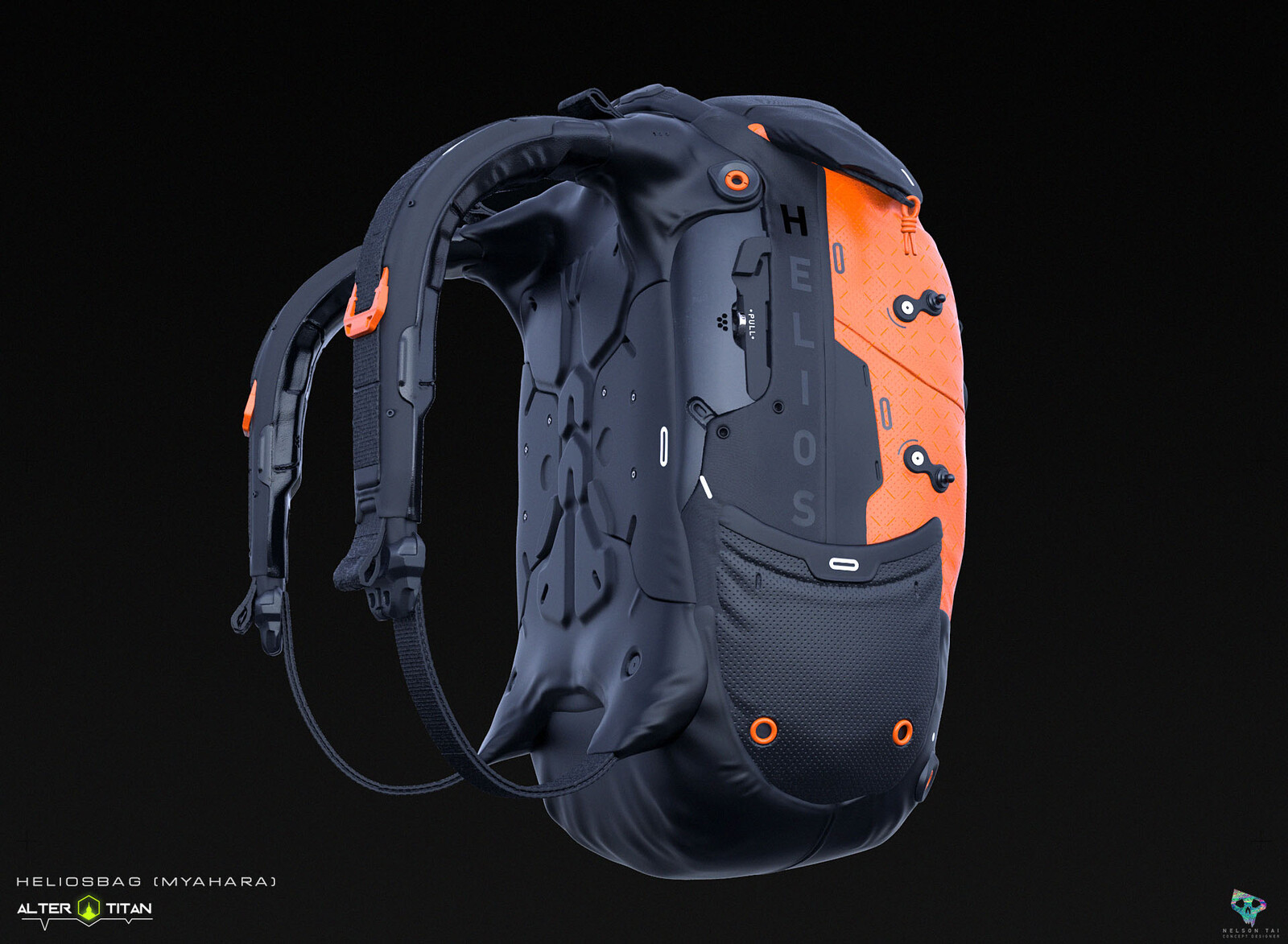 Cool breathable back ensures your Titan's comfort!