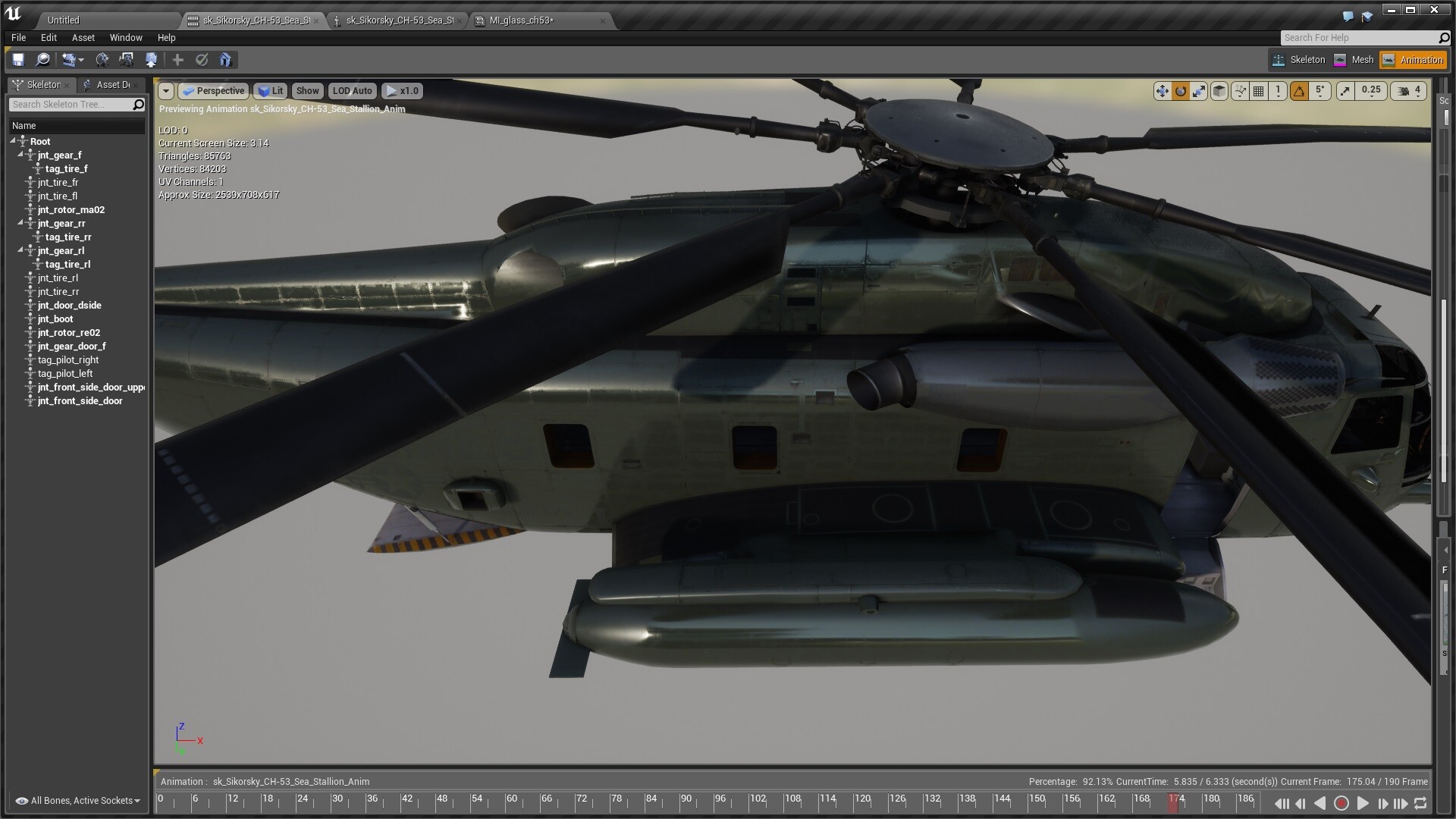 Artstation Rigged Sikorsky Ch 53 Sea Stallion With Cockpit Detail Chase H