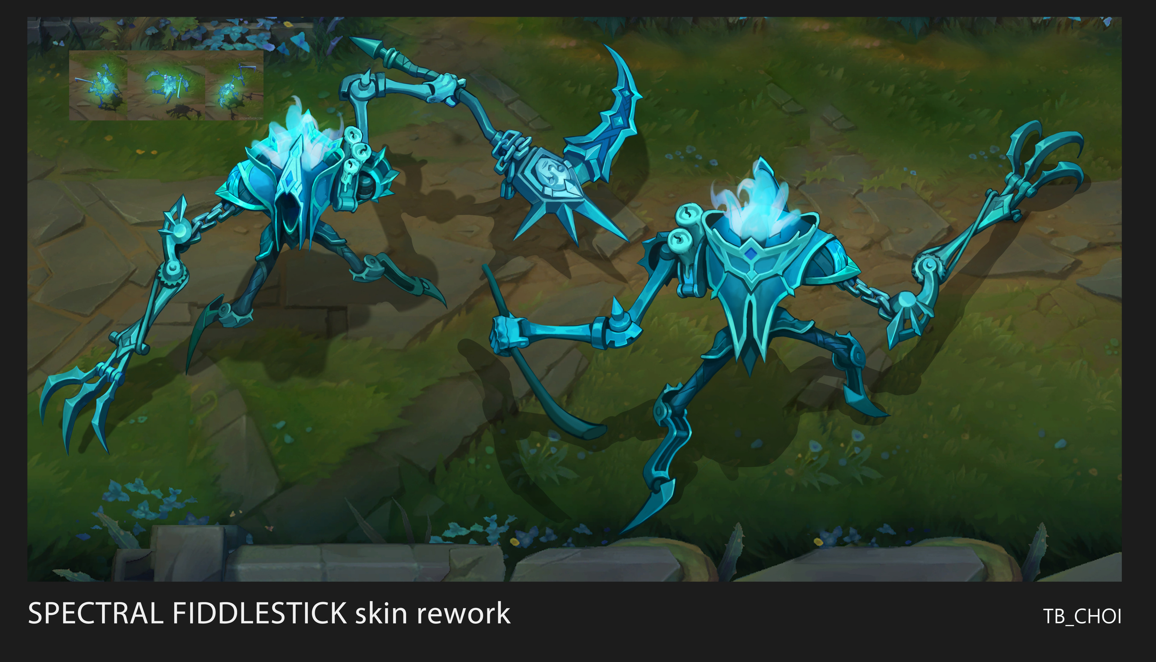 League Of Legend Character Skin Concept Tb Choi Artstation Surprise party amumu can be seen in the background of his splash art. legend character skin concept tb choi
