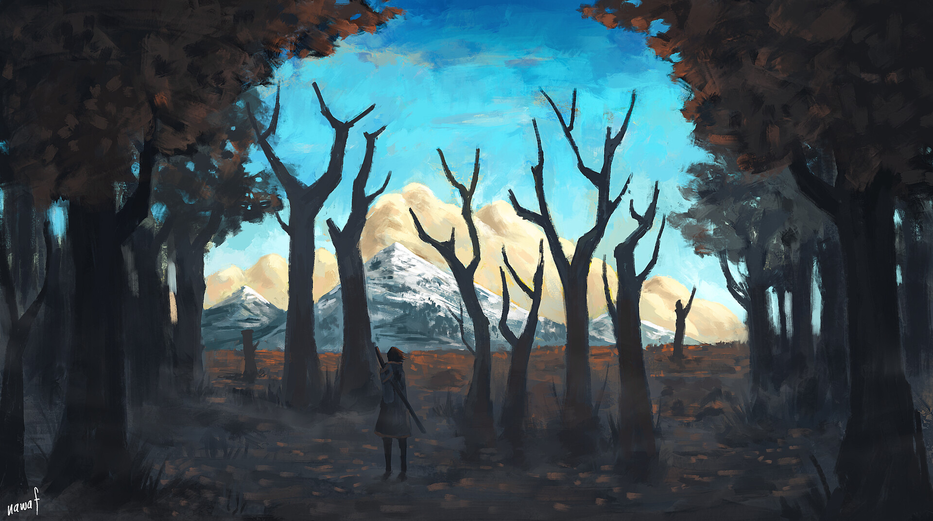 Artstation Hope Landscape Nawaf Alhosani
