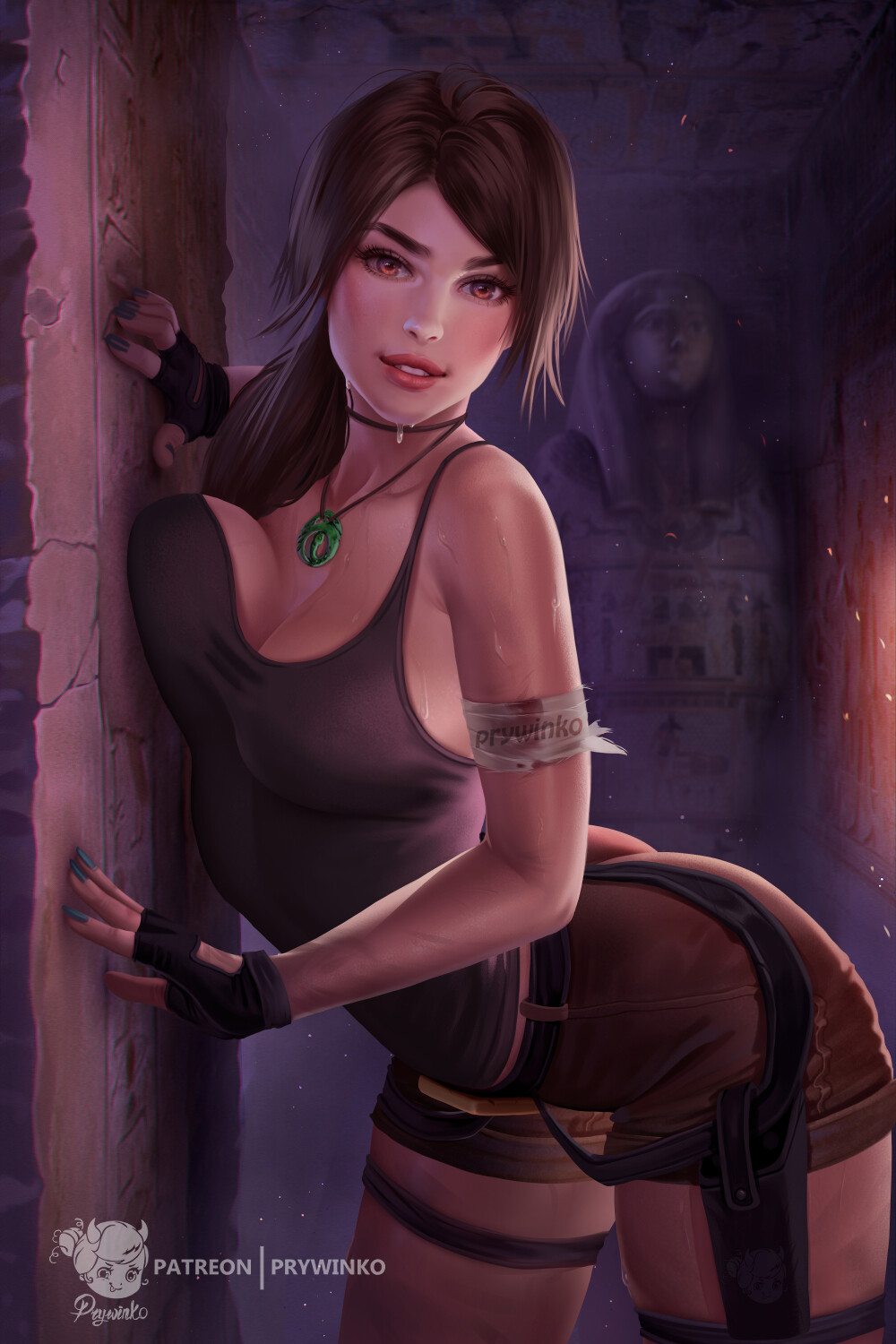 Classic Lara Croft.