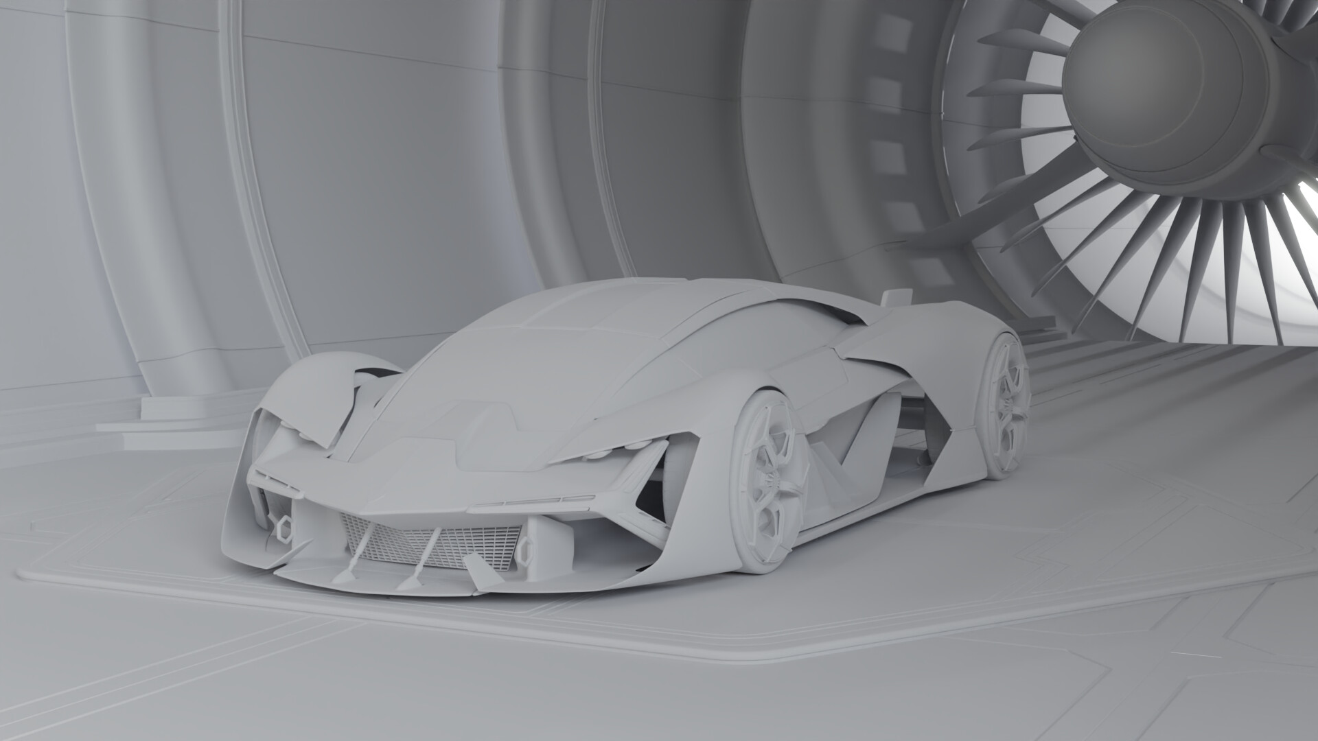 ArtStation - Lamborghini Terzo Millennio