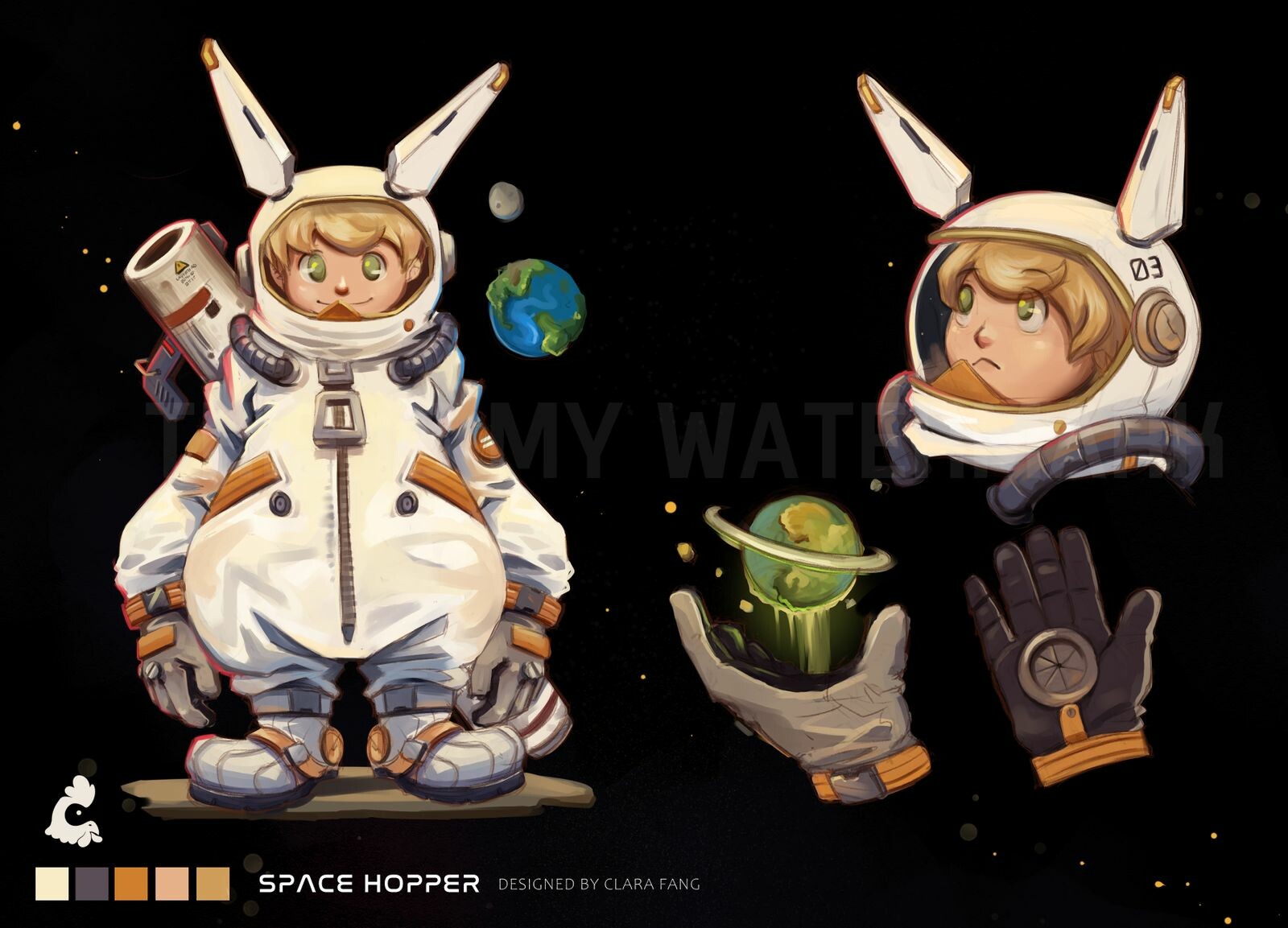 bunny space hopper