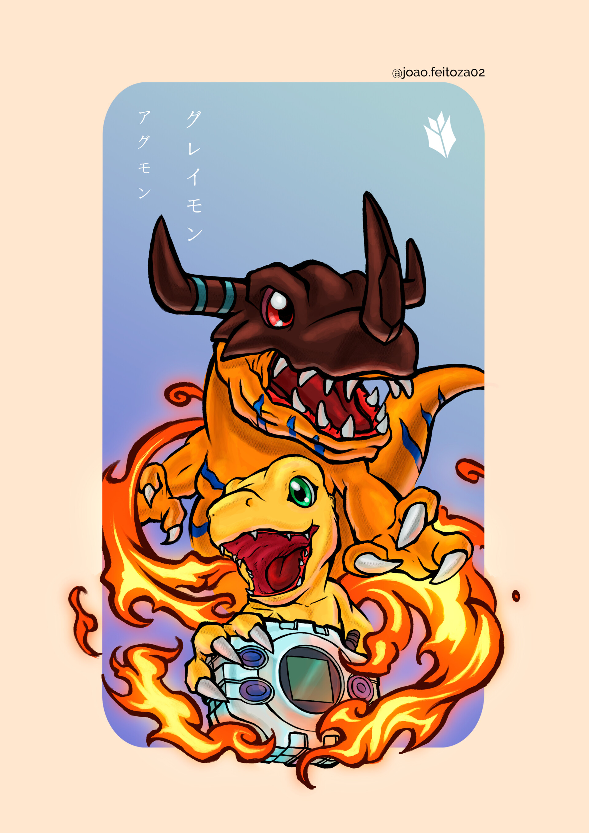 gabumon e agumon