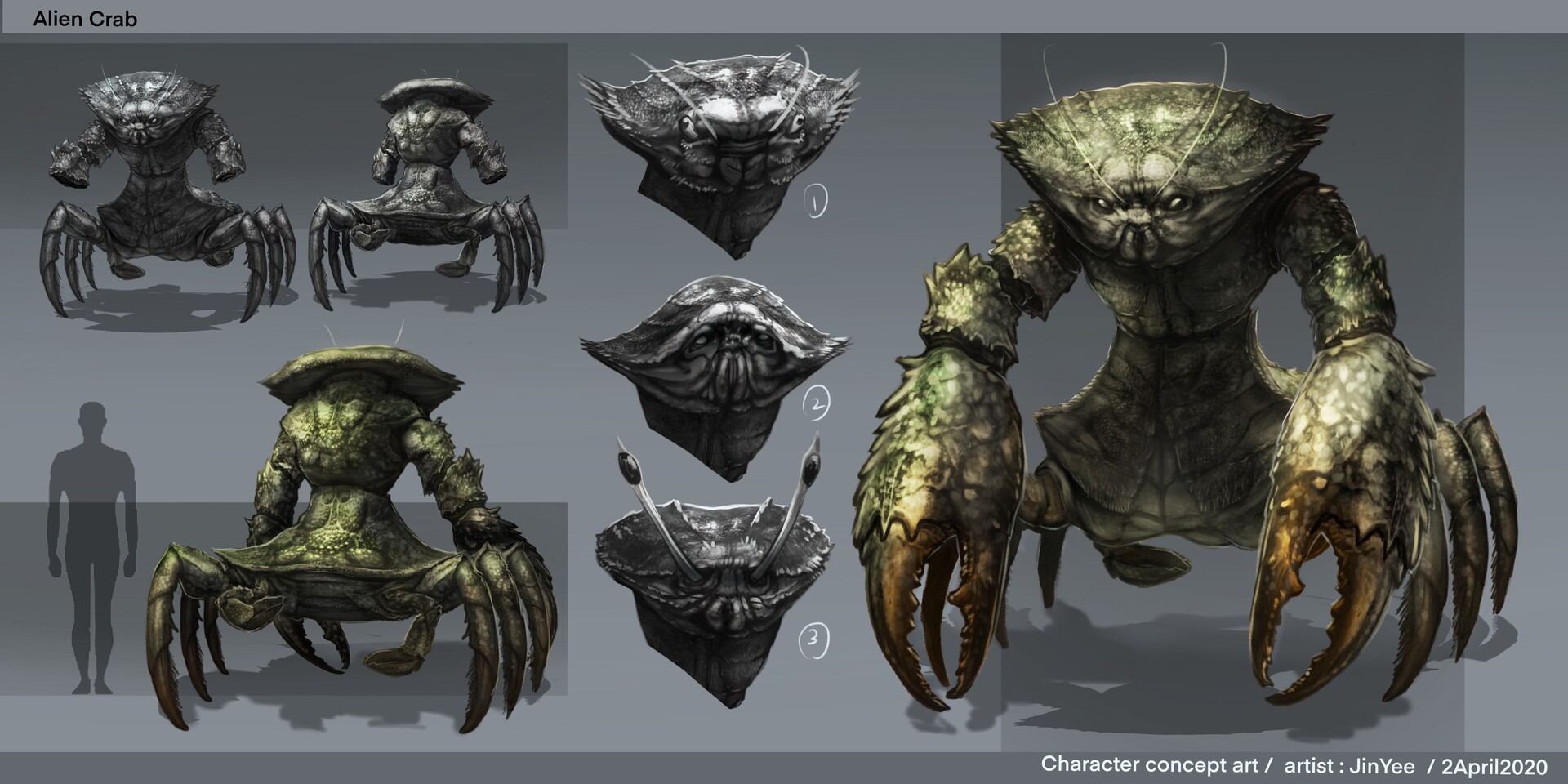 Artstation Alien Crab People