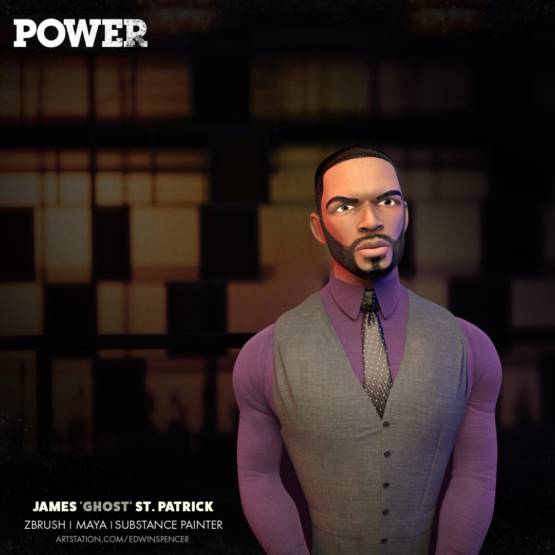 Edwin Spencer Ghost Stylized 3d Character Edwin Spencer Ghost Stylized 3d Character