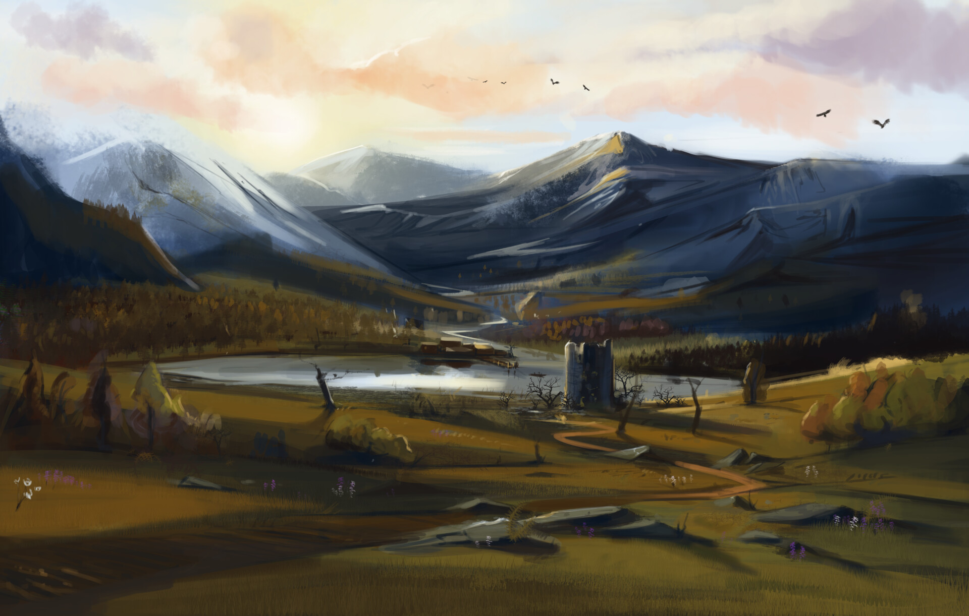 オススメ作品油絵! 杉山吉伸 8号 「茶臼岳」 正光画廊