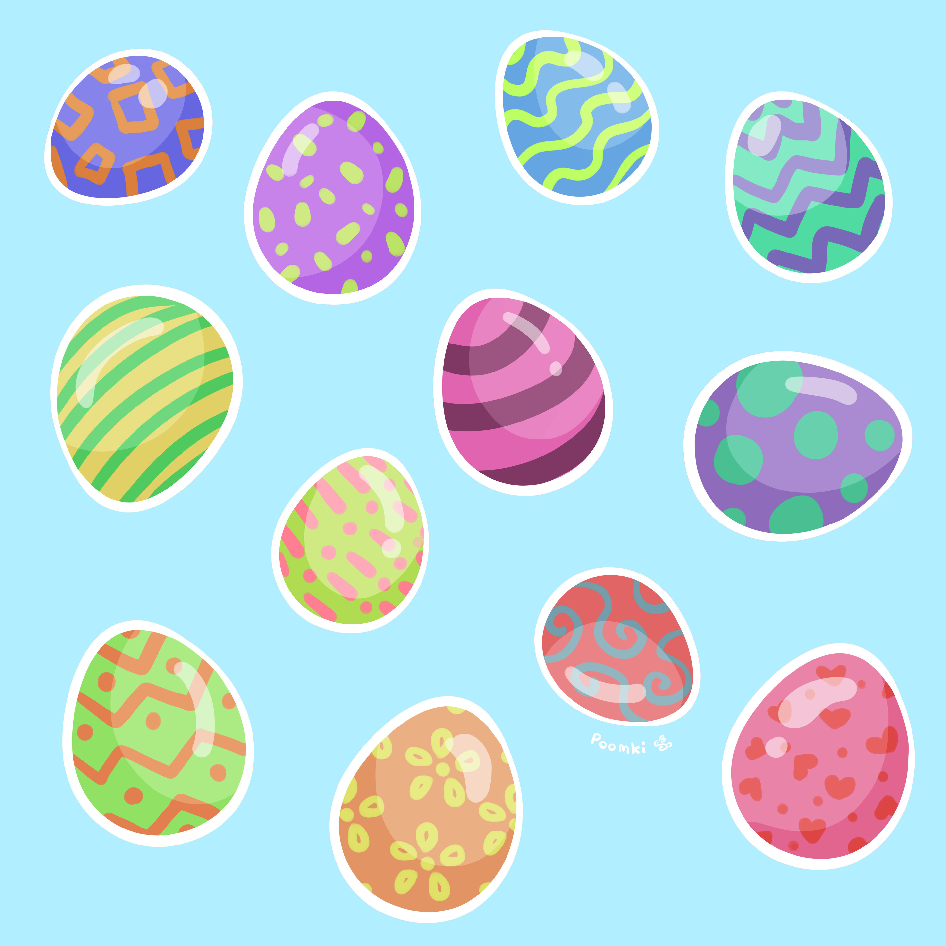 Poomki - Easter Eggies